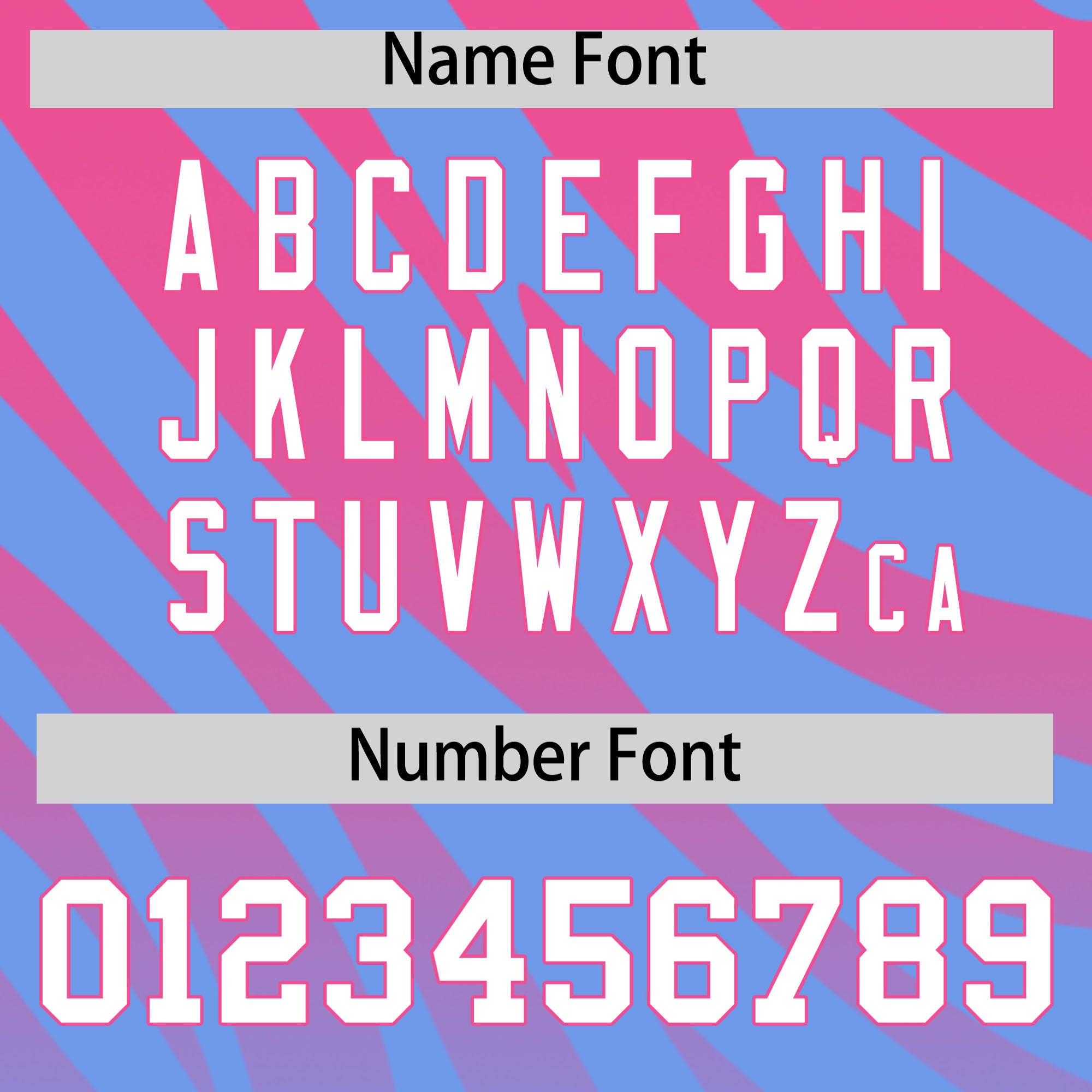 Custom Pink Light Blue Tiger Stripe Gradient Animal Print Personalized Team Shirt Baseball Jersey