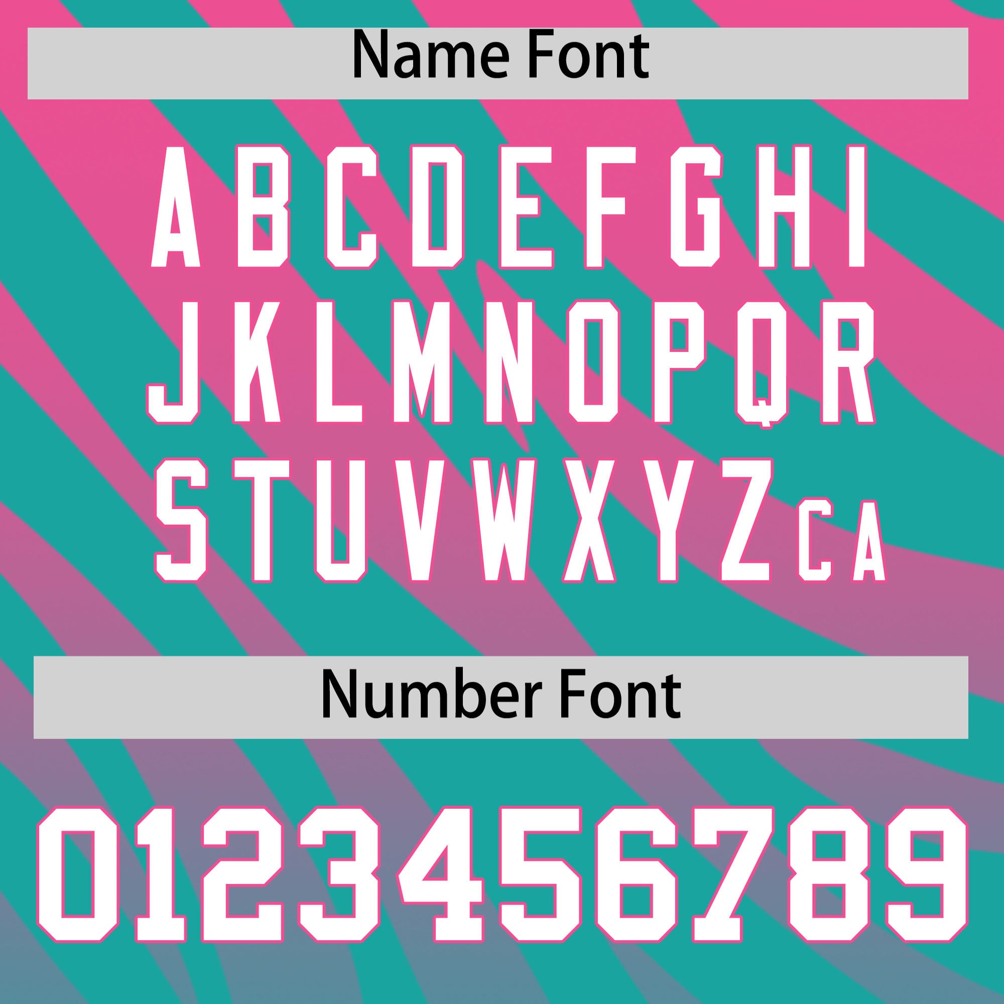 Custom Aqua Pink Tiger Stripe Gradient Animal Print Personalized Team Shirt Baseball Jersey