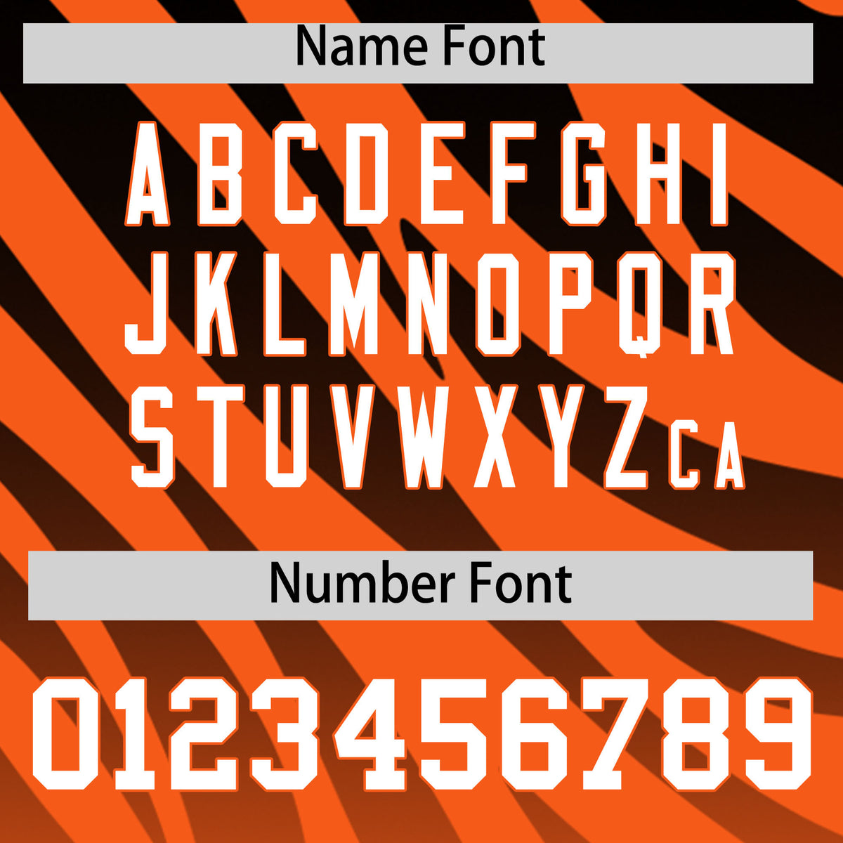 Custom Black Orange Tiger Stripe Gradient Animal Print Personalized Team Shirt Baseball Jersey