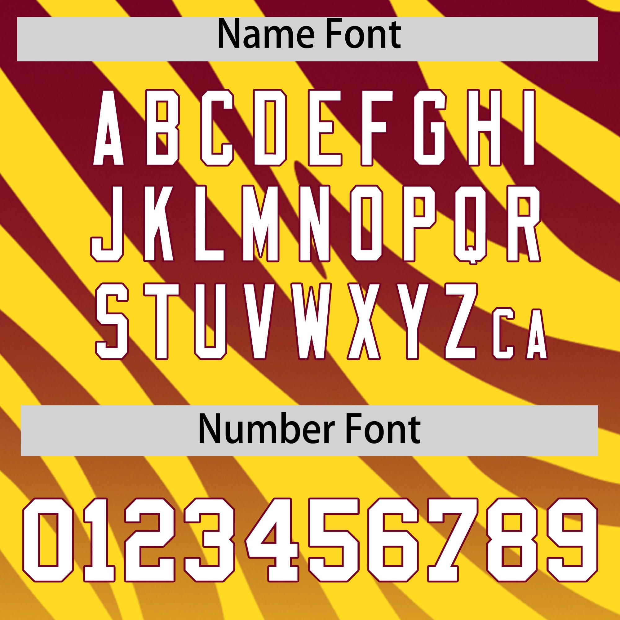 Custom Gold Crimson Tiger Stripe Gradient Animal Print Personalized Team Shirt Baseball Jersey