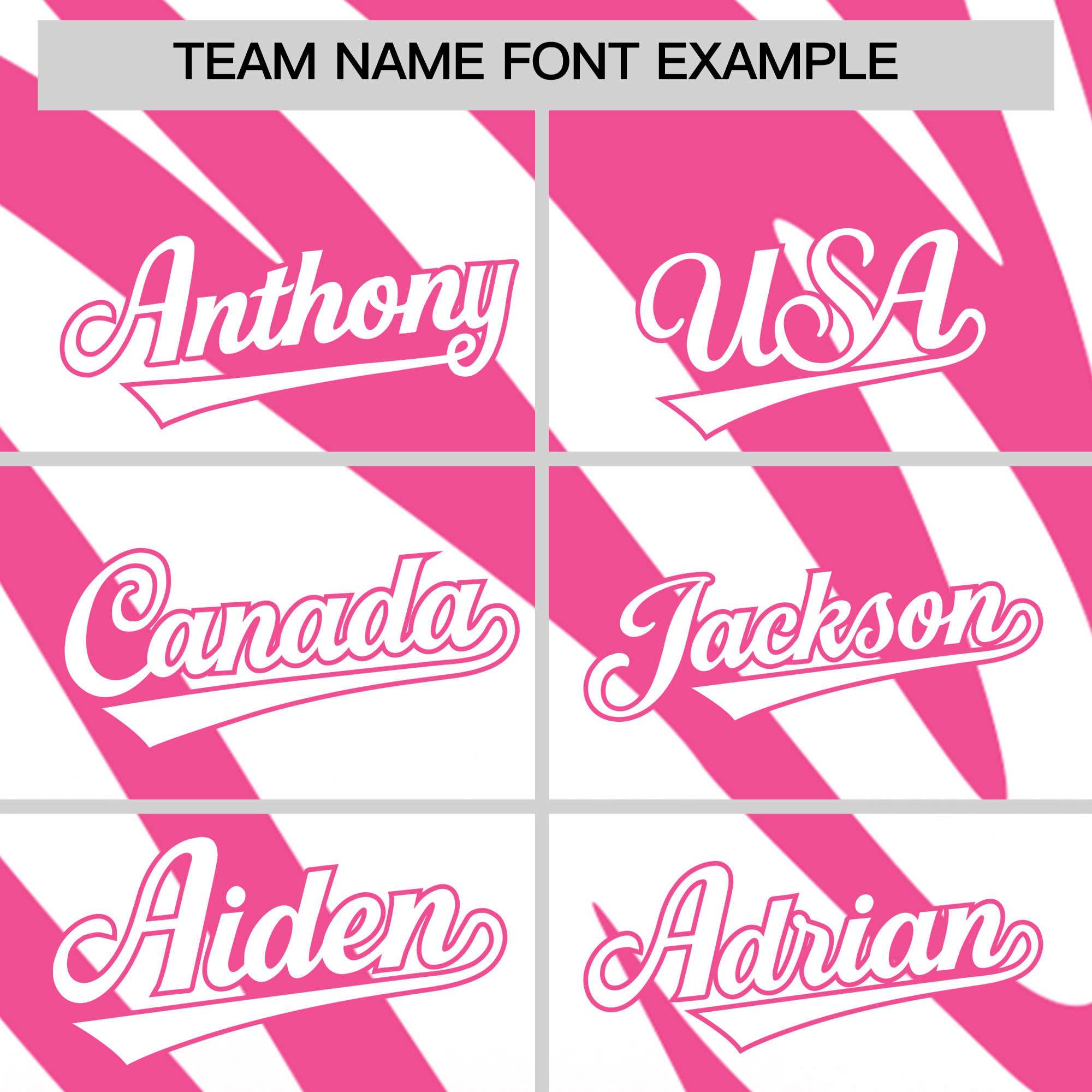 Custom Pink White Tiger Stripe Gradient Animal Print Personalized Team Shirt Baseball Jersey