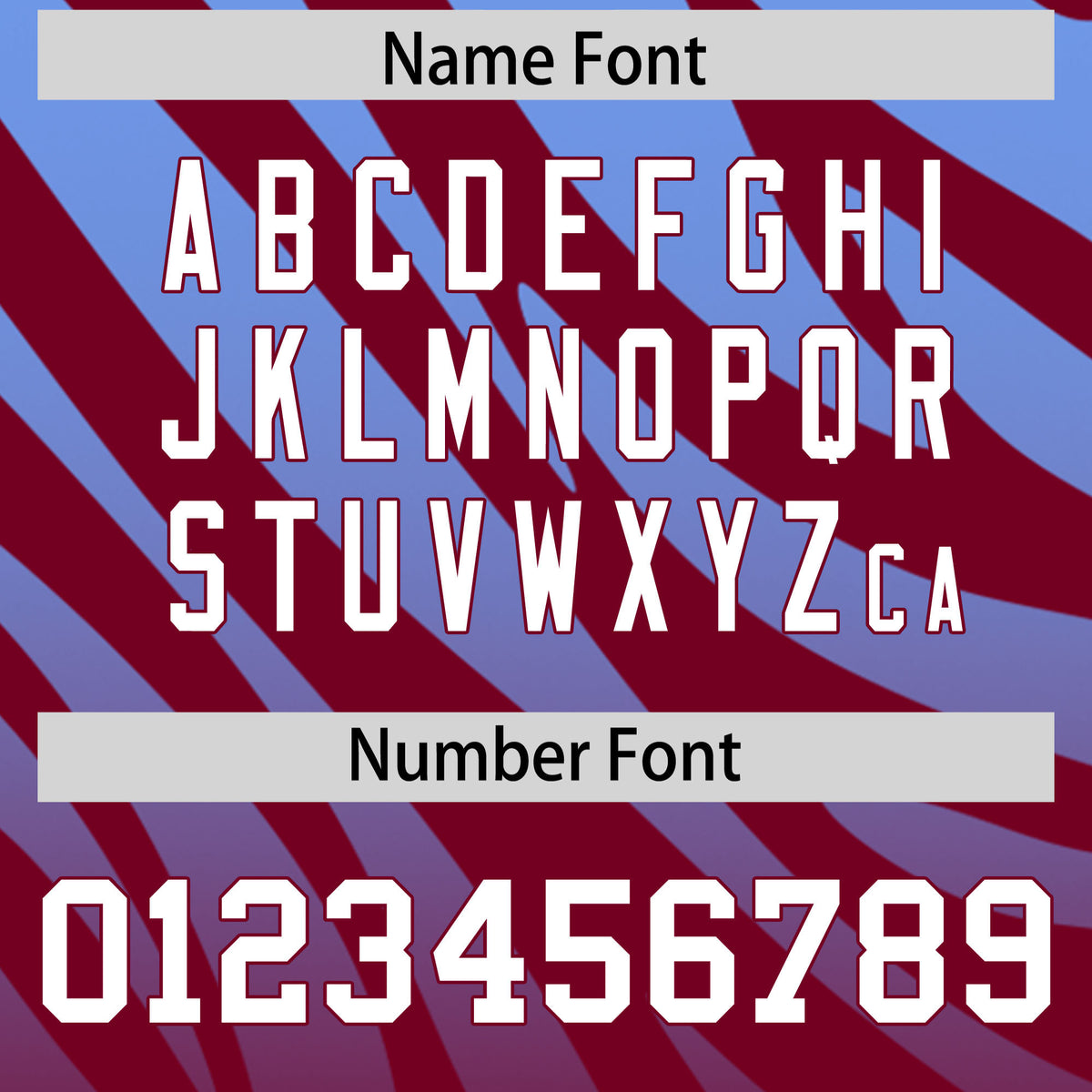 Custom Light Blue Crimson Tiger Stripe Gradient Animal Print Personalized Team Shirt Baseball Jersey