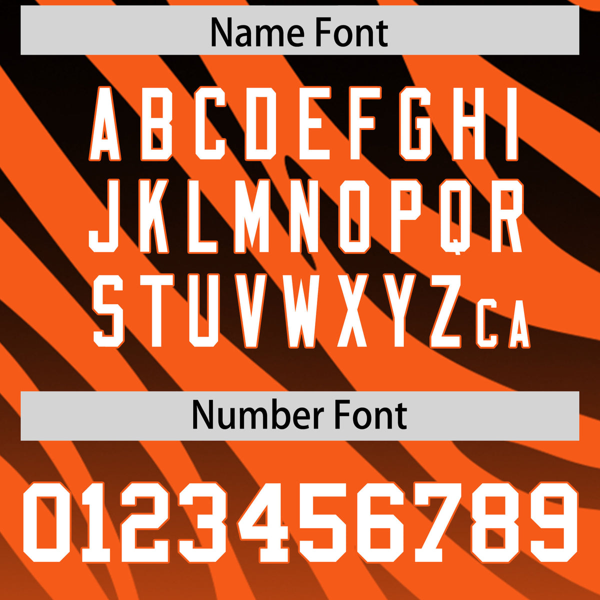 Custom Black Orange Tiger Stripe Gradient Animal Print Personalized Team Shirt Baseball Jersey