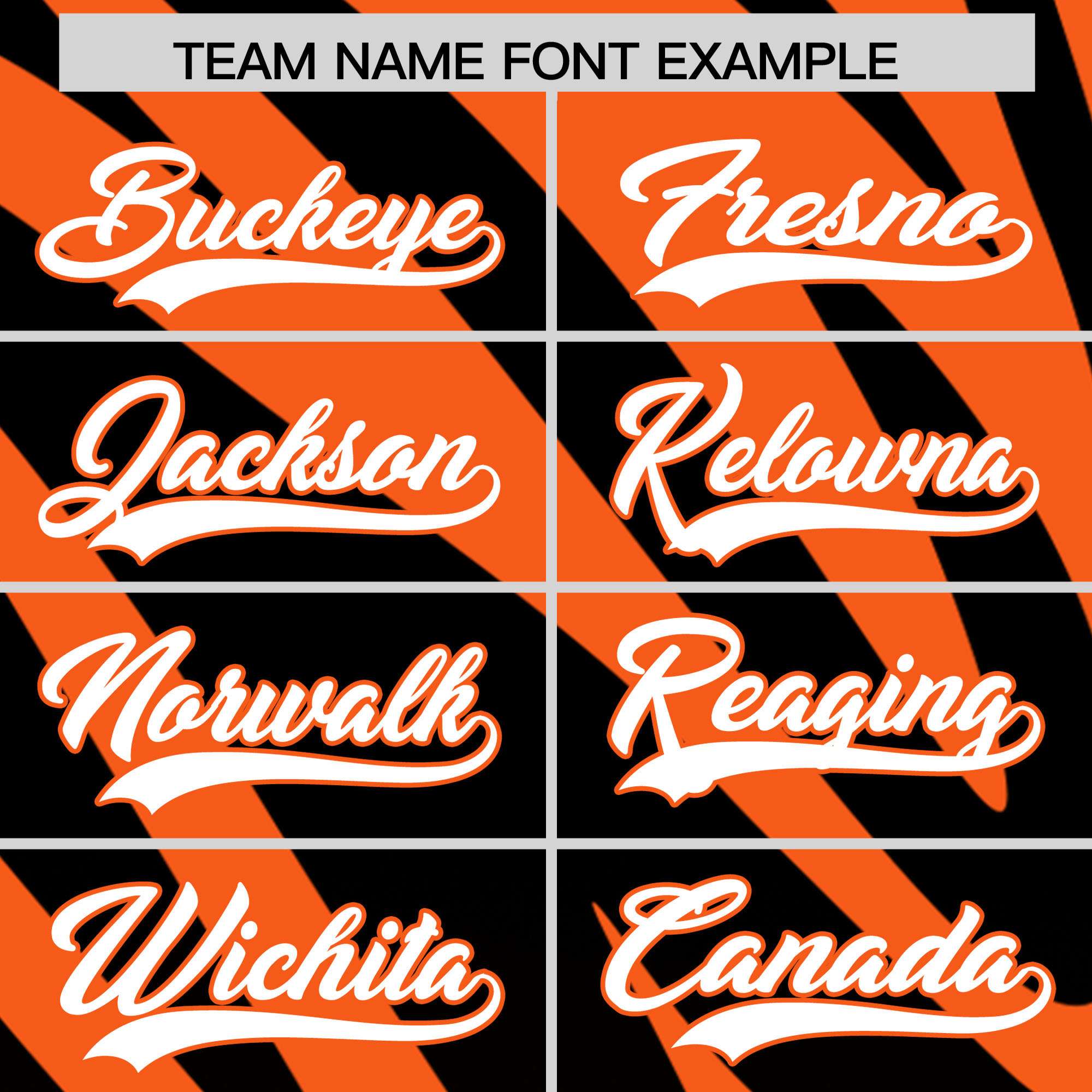 Custom Black Orange Tiger Stripe Gradient Animal Print Personalized Team Shirt Baseball Jersey