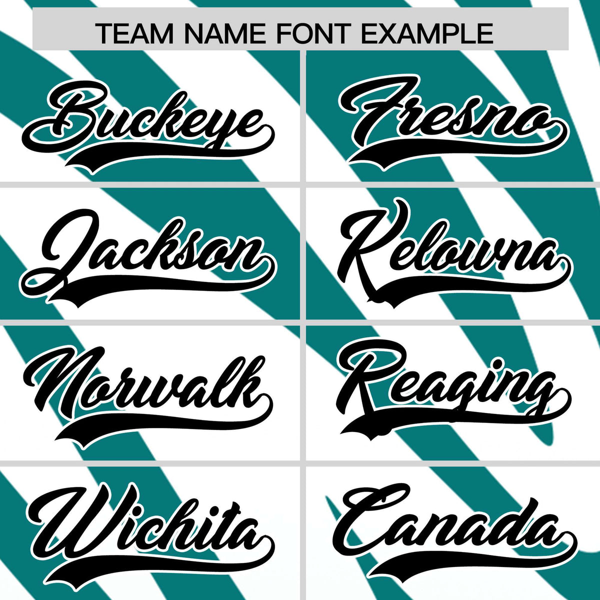 Custom Aqua White Tiger Stripe Gradient Animal Print Personalized Team Shirt Baseball Jersey