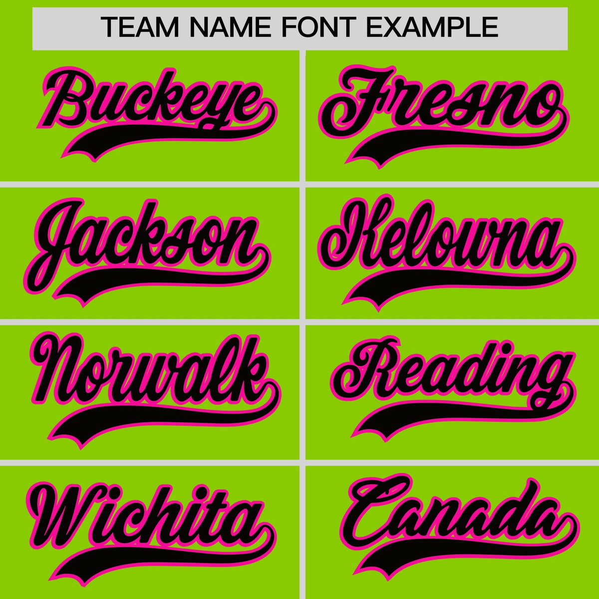 Custom Neon Green Black Pink Side Camo Style Personalization Baseball Jersey| KXKSHOP