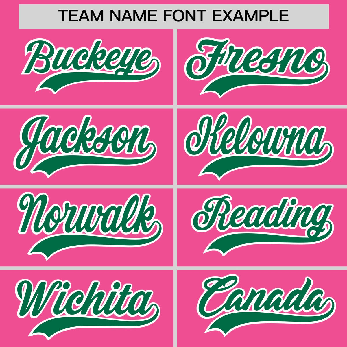 Custom Pink Kelly Green Side Camo Style Personalization Baseball Jersey| KXKSHOP