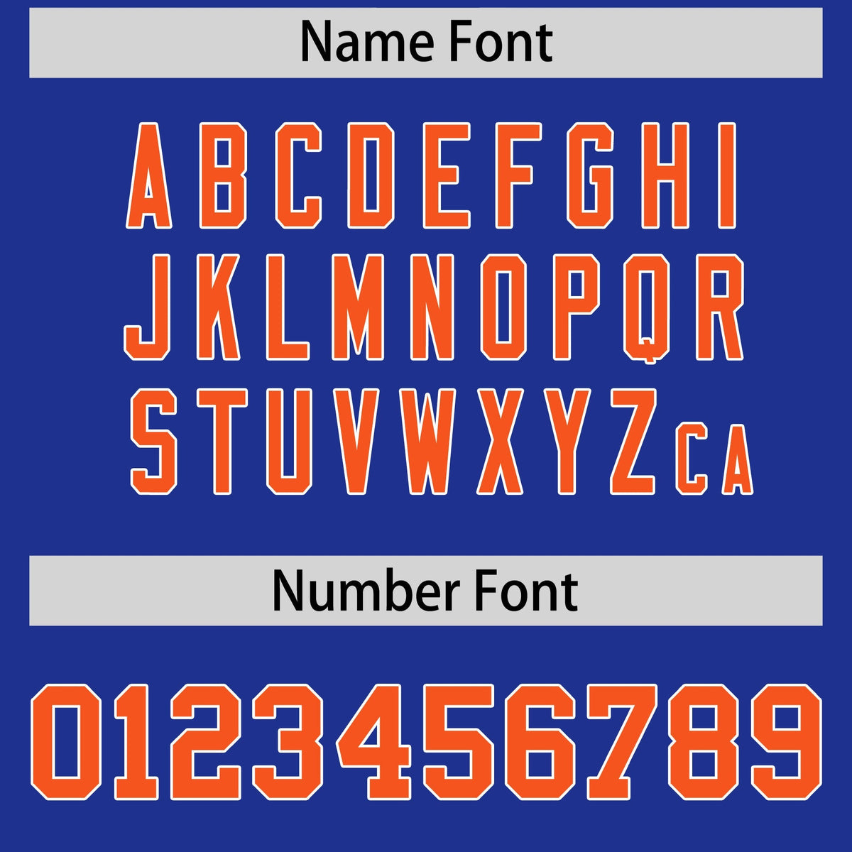 Custom Royal Blue Orange Side Camo Style Personalization Baseball Jersey| KXKSHOP