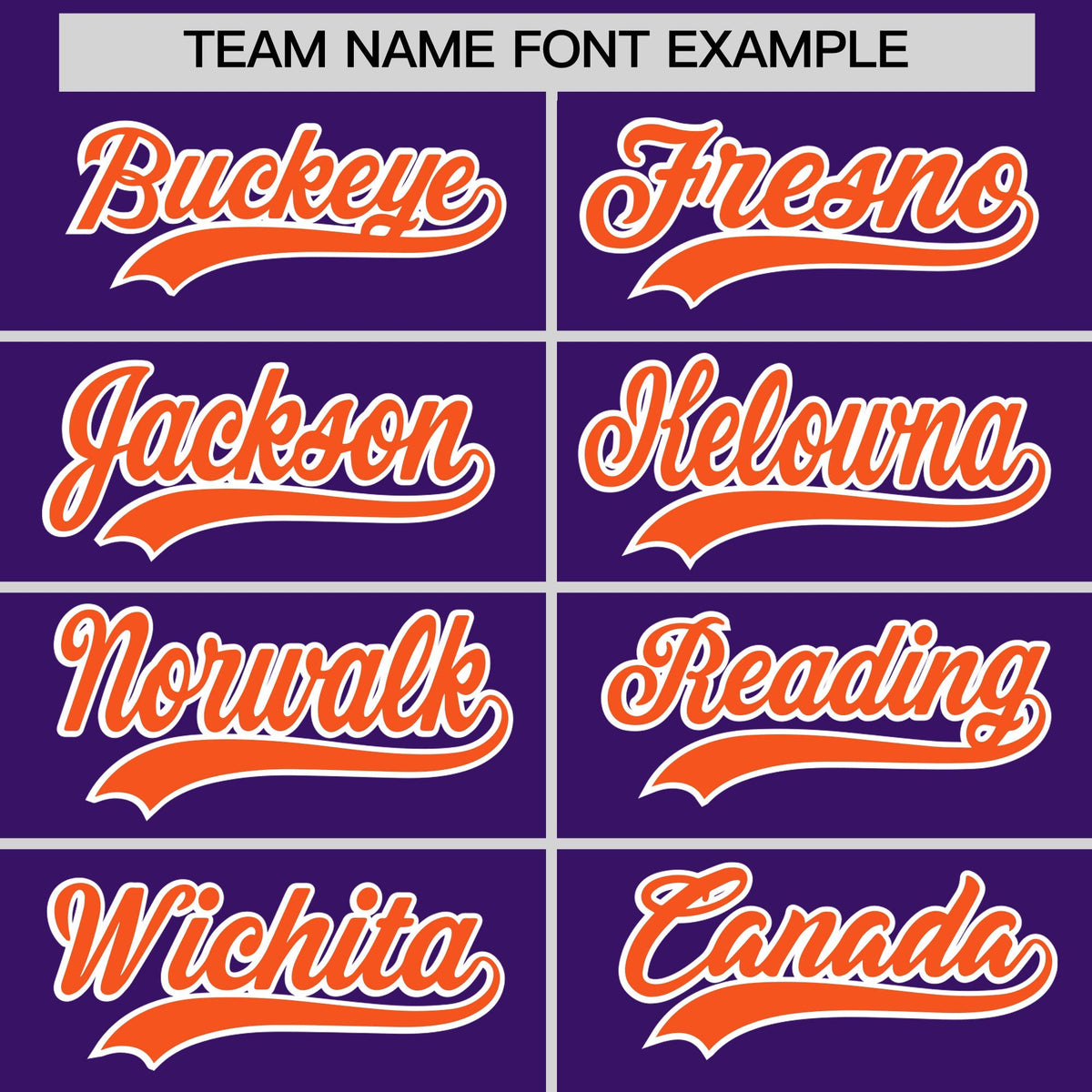 Custom Purple Orange Side Camo Style Personalization Baseball Jersey| KXKSHOP
