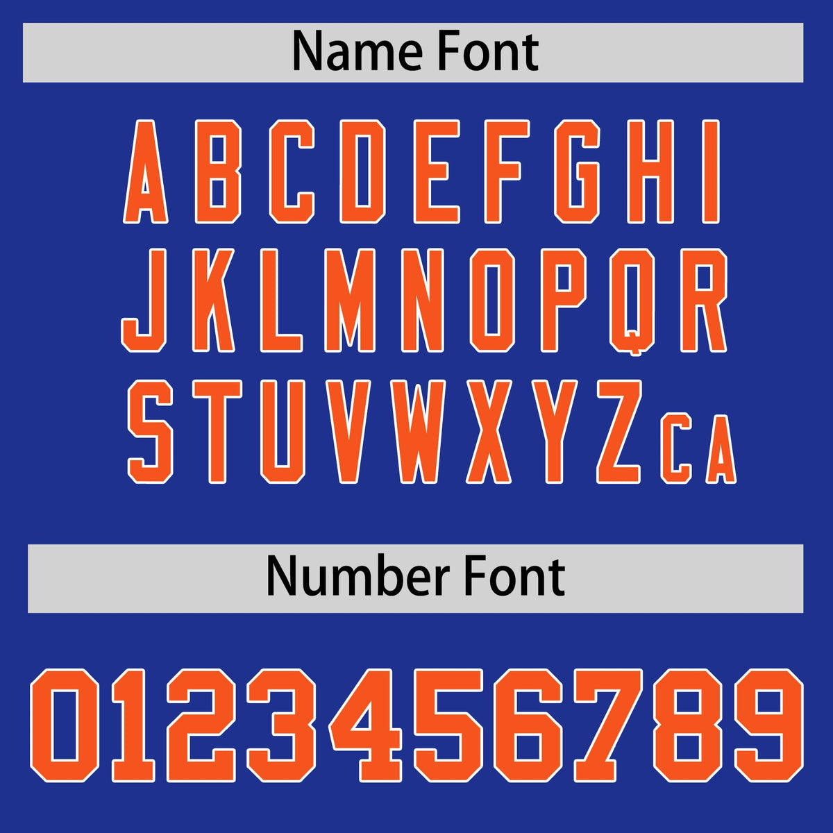 Custom Royal Blue Orange Side Camo Style Personalization Baseball Jersey| KXKSHOP