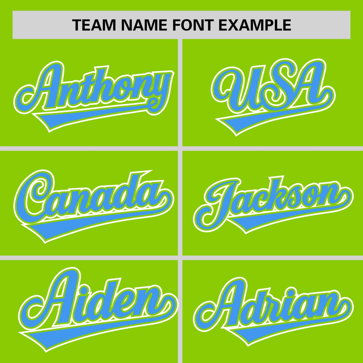 Custom Neon Green Powder Blue Personalized Half Stripe Design Authentic Baseball Jersey