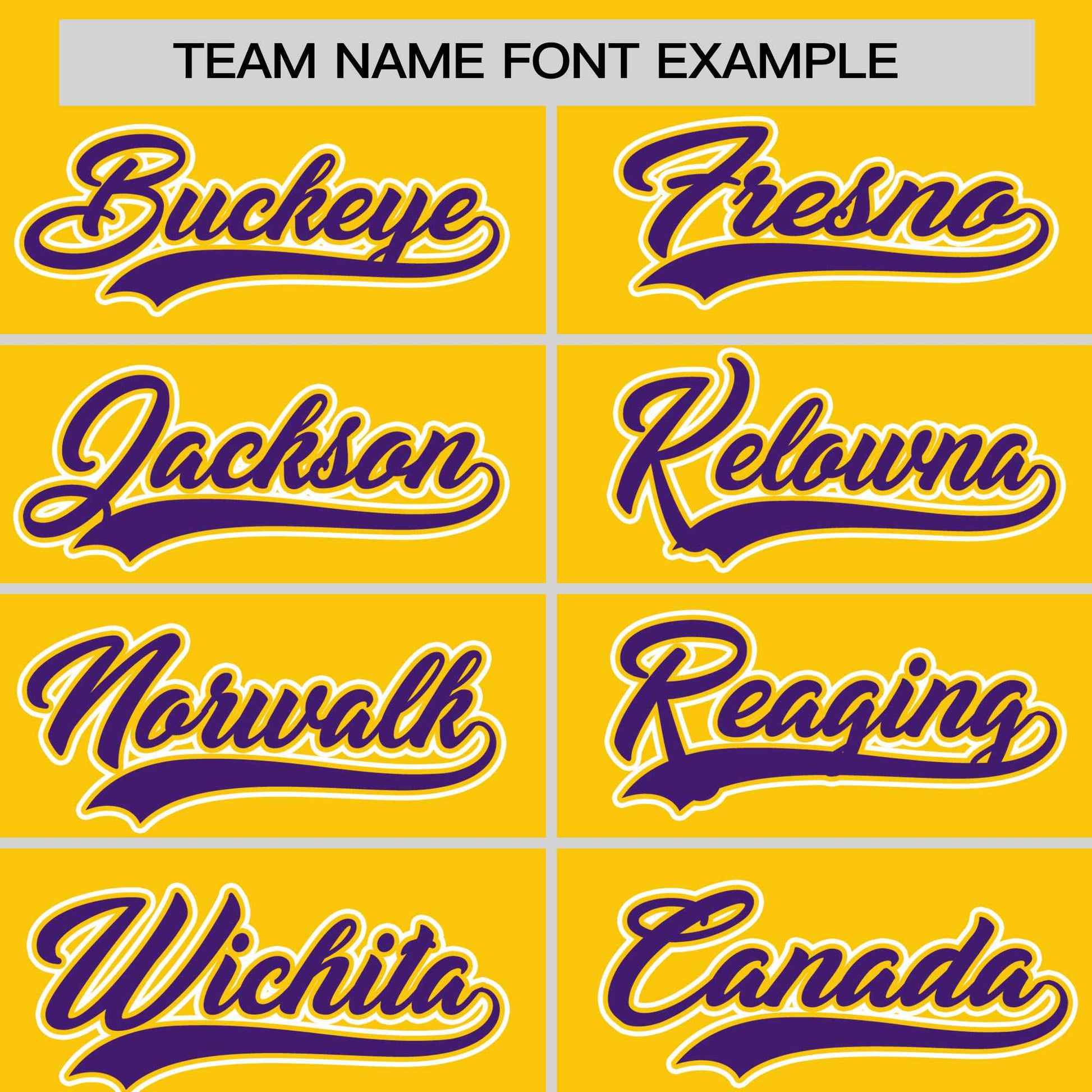 Custom Gold Purple Personalized Half Stripe Design Authentic Baseball Jersey