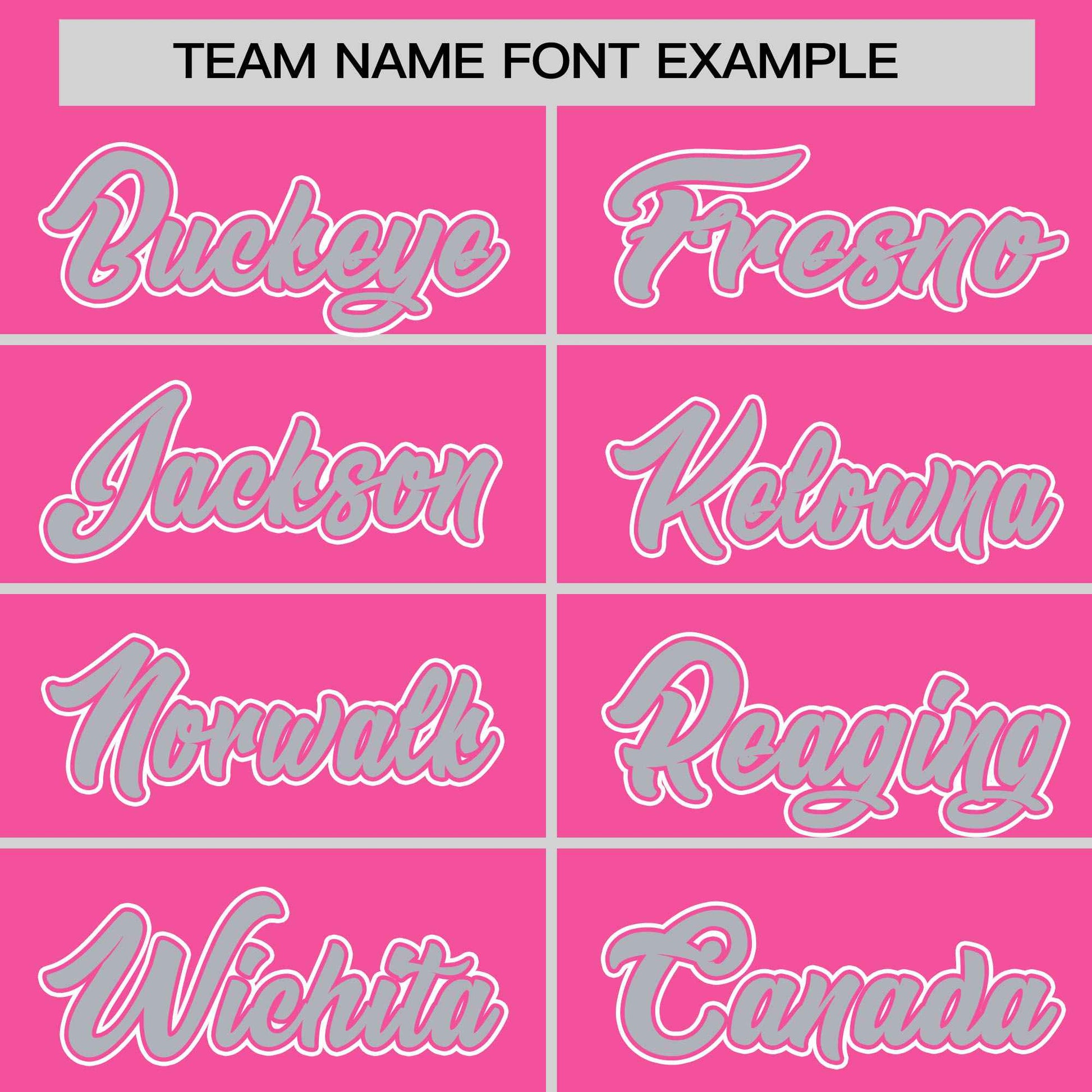 Custom Pink Gray Personalized Half Stripe Design Authentic Baseball Jersey