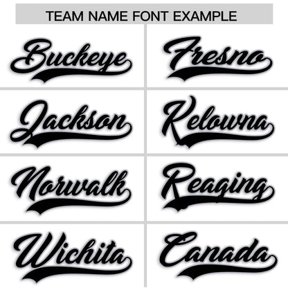 Custom White Black Personalized Classic Authentic Baseball Jersey
