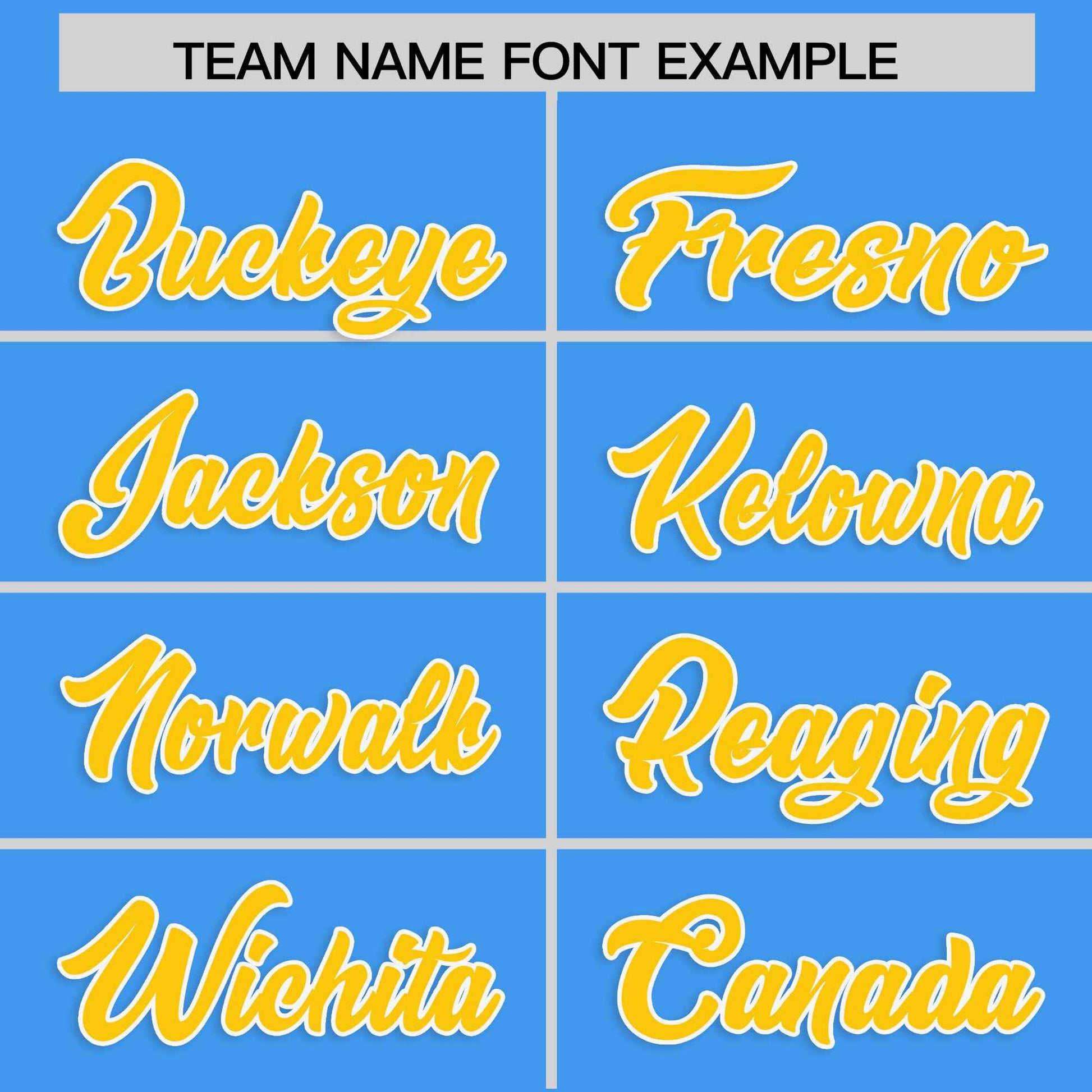 Custom Powder Blue Gold Personalized Classic Authentic Baseball Jersey