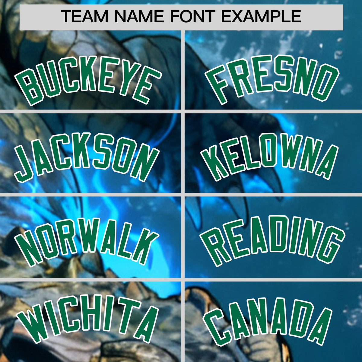 Custom Kelly Green White Crocodile Animal Series Personalization Graffiti Pattern Baseball Jersey| KXKSHOP