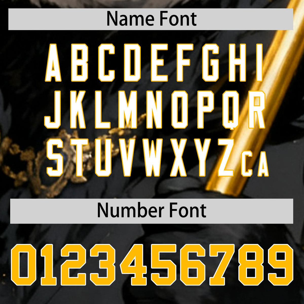 Custom Dark Blue Gold White Panda Animal Series Personalization Graffiti Pattern Baseball Jersey| KXKSHOP