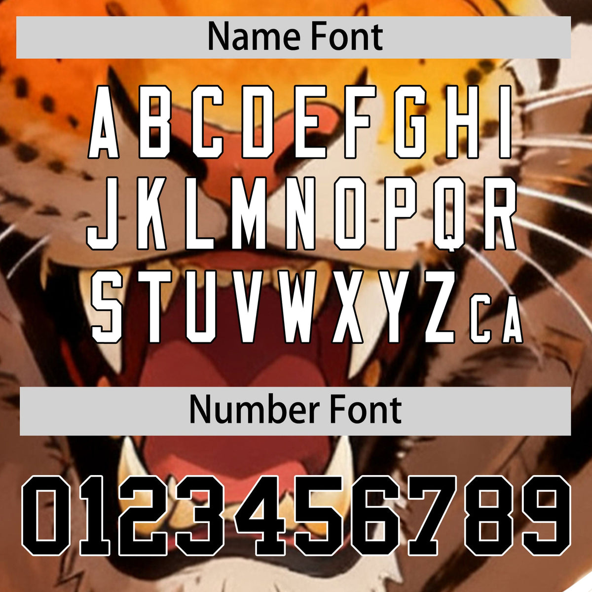 Custom Yellow Black White Tiger Animal Series Personalization Graffiti Pattern Baseball Jersey| KXKSHOP