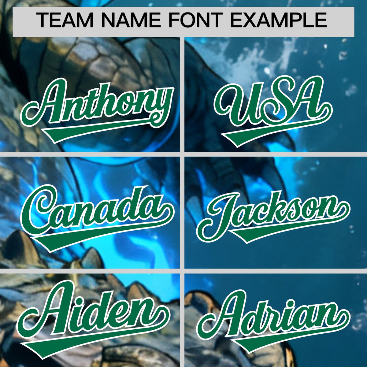 Custom Kelly Green White Crocodile Animal Series Personalization Graffiti Pattern Baseball Jersey| KXKSHOP