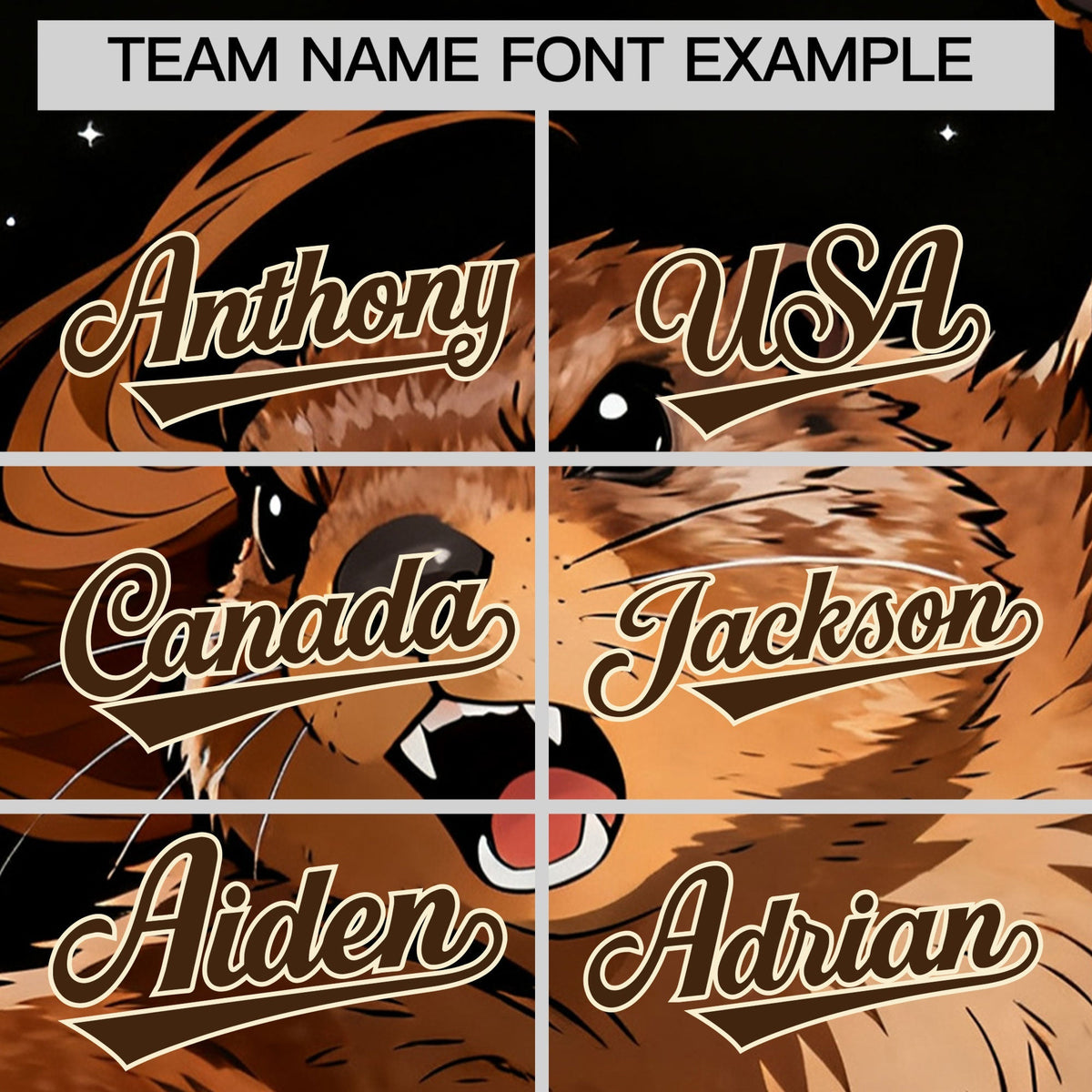 Custom Black Brown Cream Animal Series Personalization Graffiti Pattern Baseball Jersey| KXKSHOP