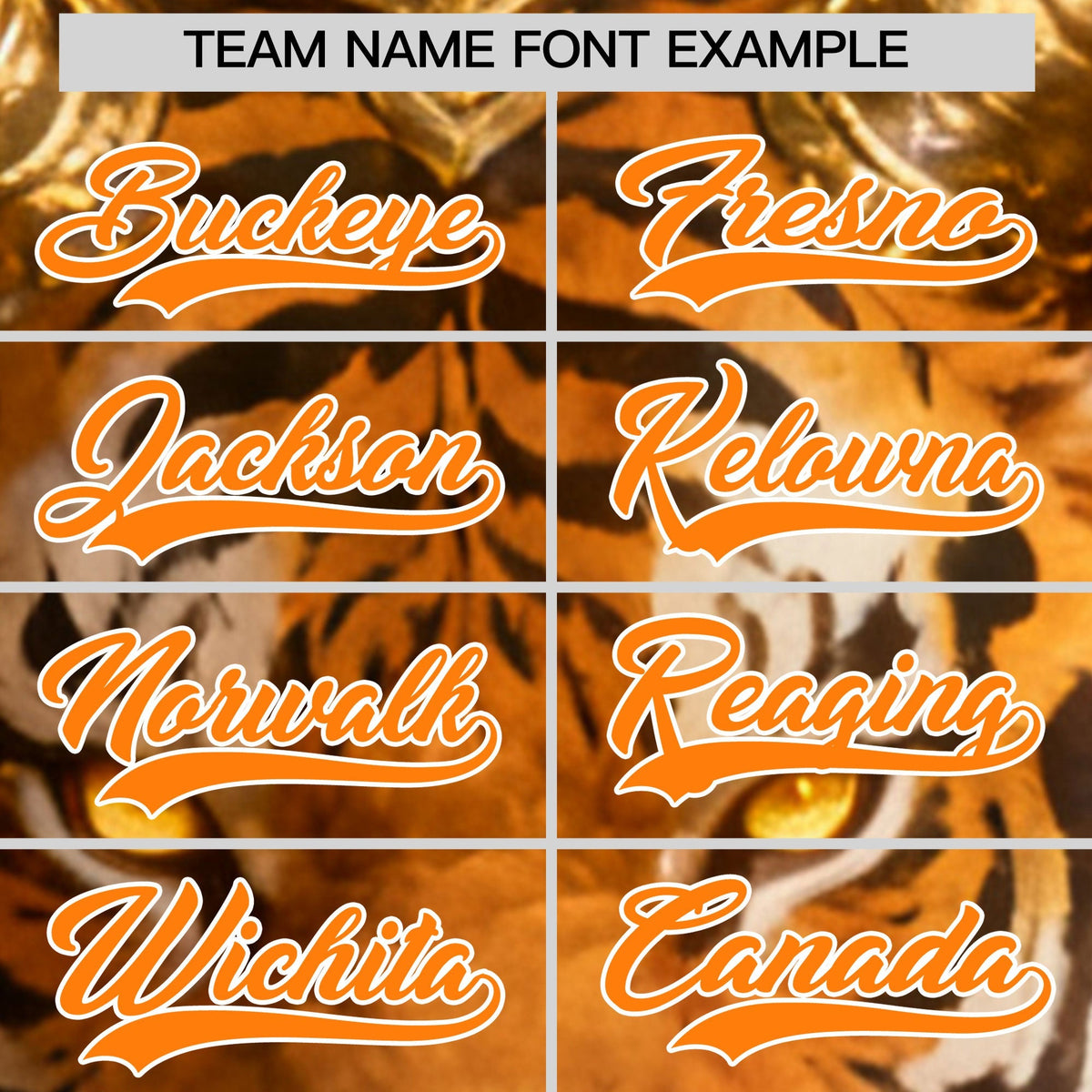 Custom Yellow Orange White Tiger Animal Series Personalization Graffiti Pattern Baseball Jersey| KXKSHOP