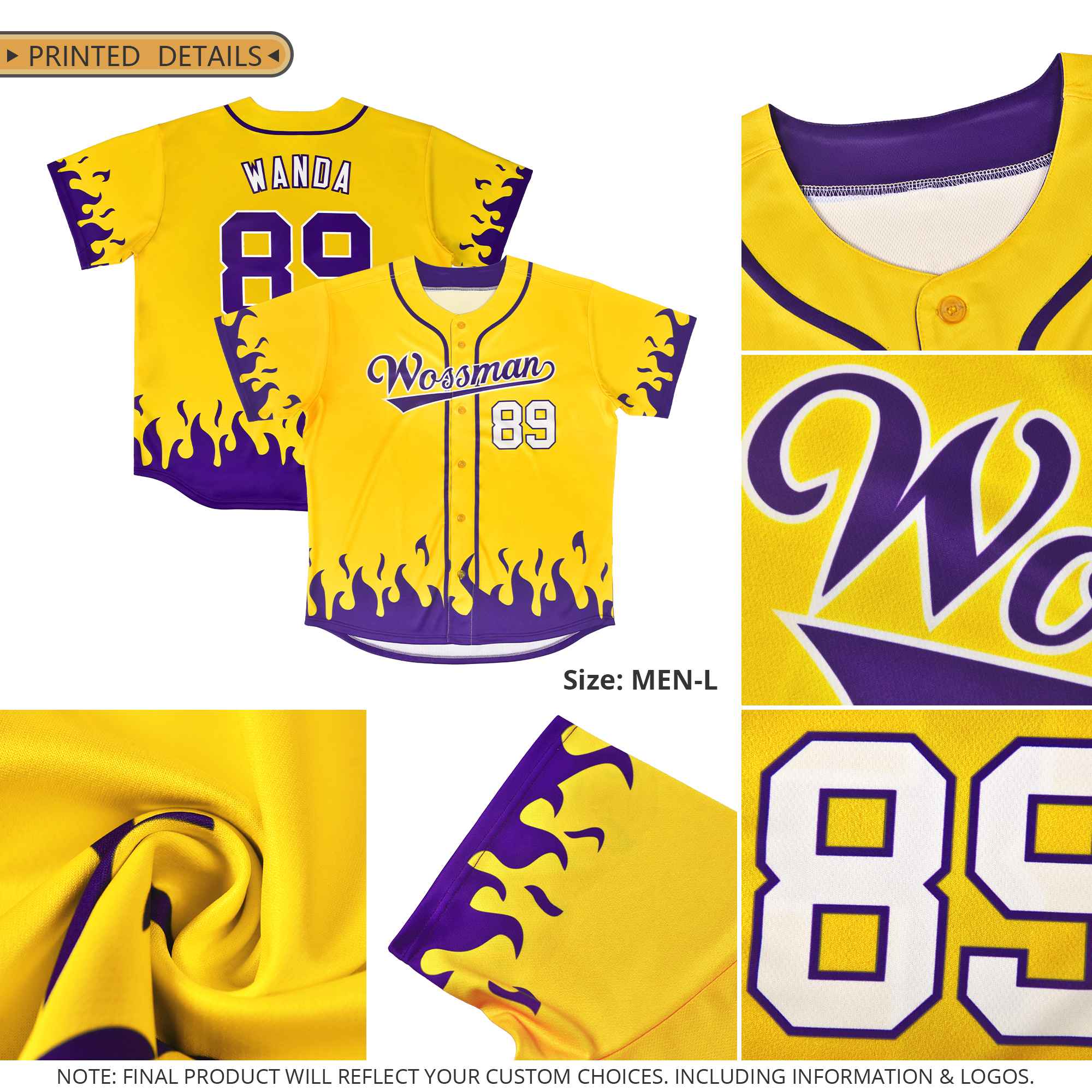 Custom Royal White Personalized Flame Graffiti Pattern Authentic Baseball Jersey