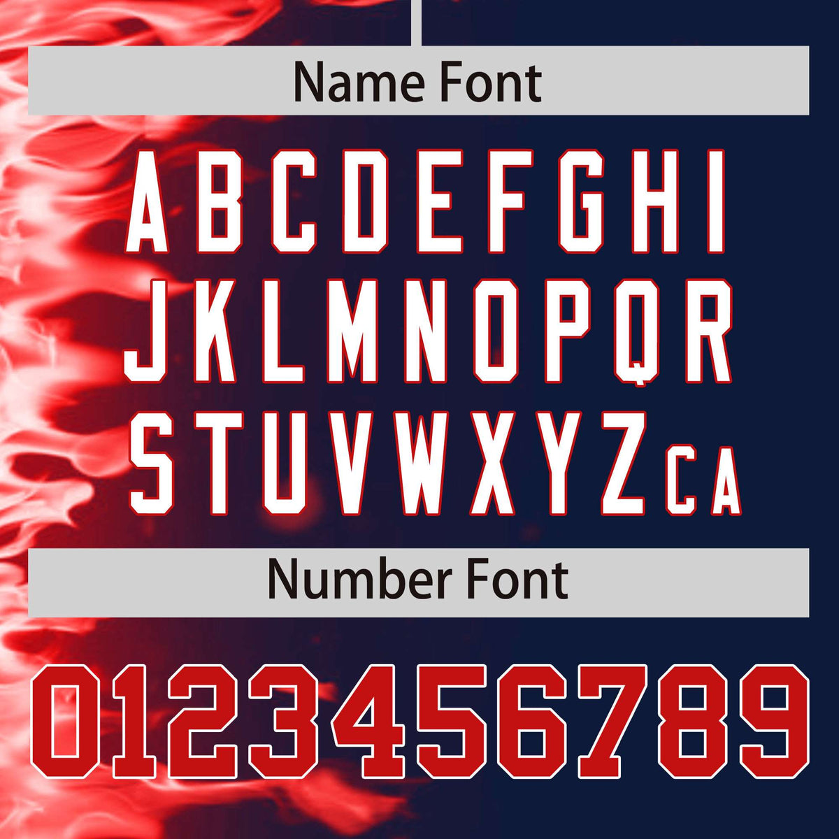 Custom Navy Personalized 3D Flame Design Authentic Baseball Jersey