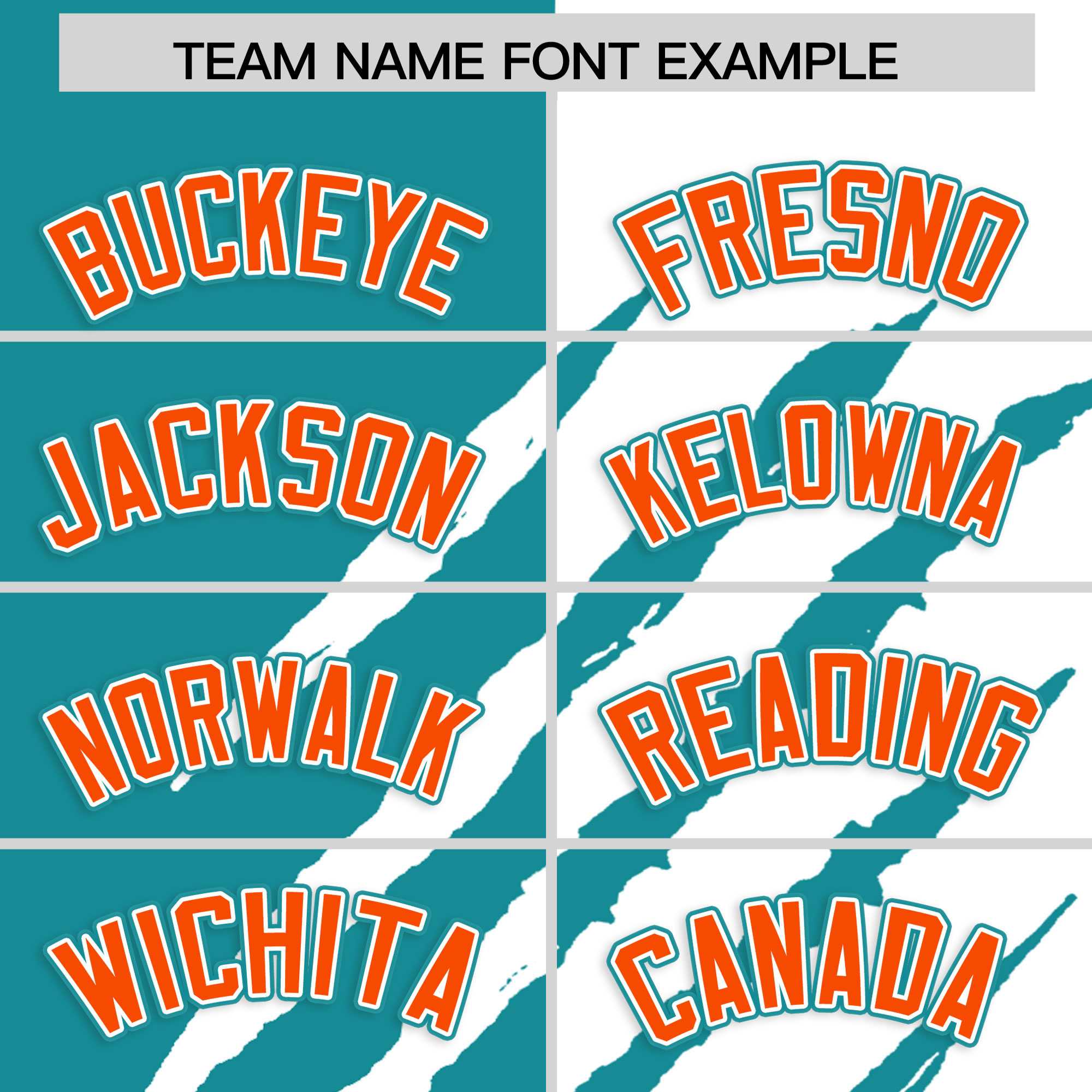 Custom Aqua White Split Tiger Claw Scratch Pattern Baseball Jersey
