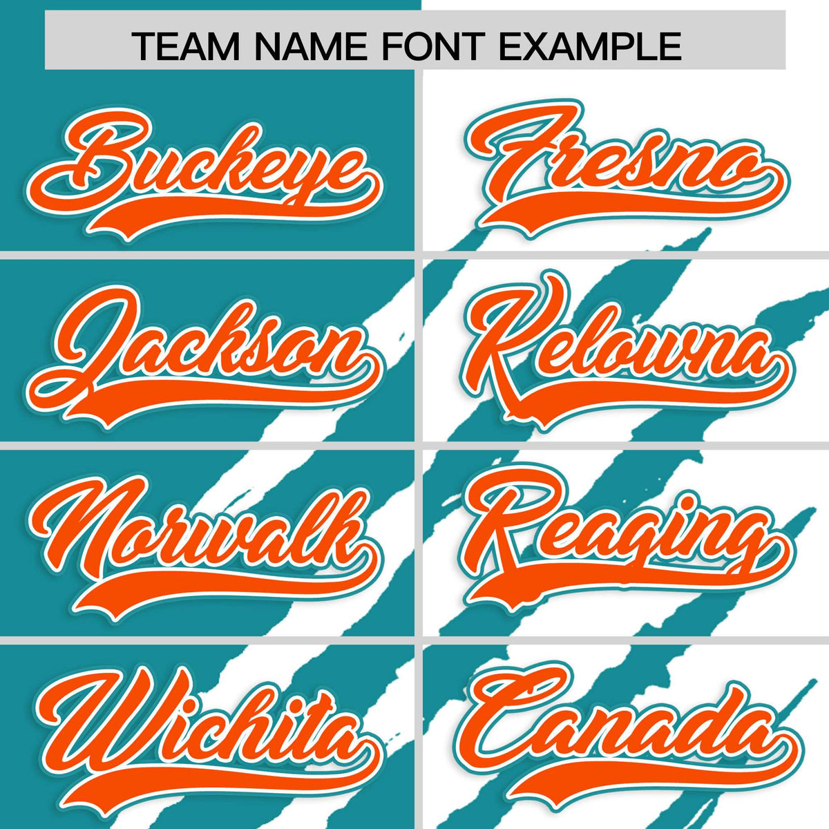 Custom Aqua White Split Tiger Claw Scratch Pattern Baseball Jersey