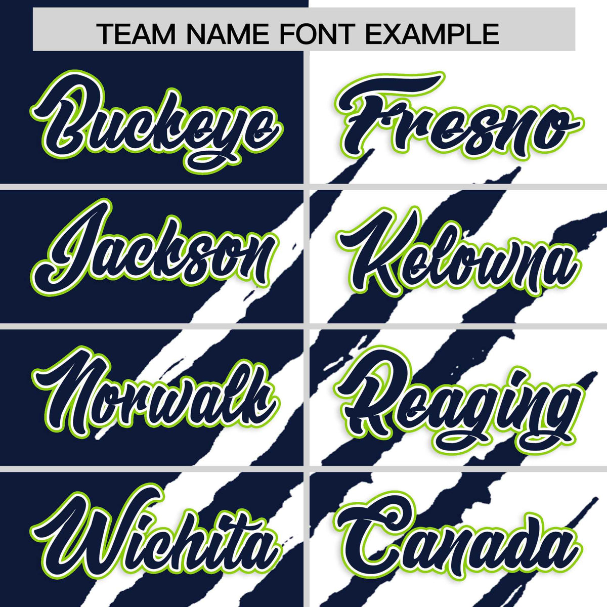 Custom Navy White Split Tiger Claw Scratch Pattern Baseball Jersey