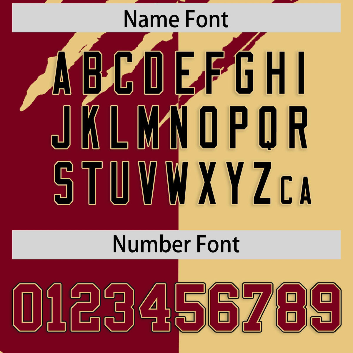 Custom Crimson Khaki Split Tiger Claw Scratch Pattern Baseball Jersey