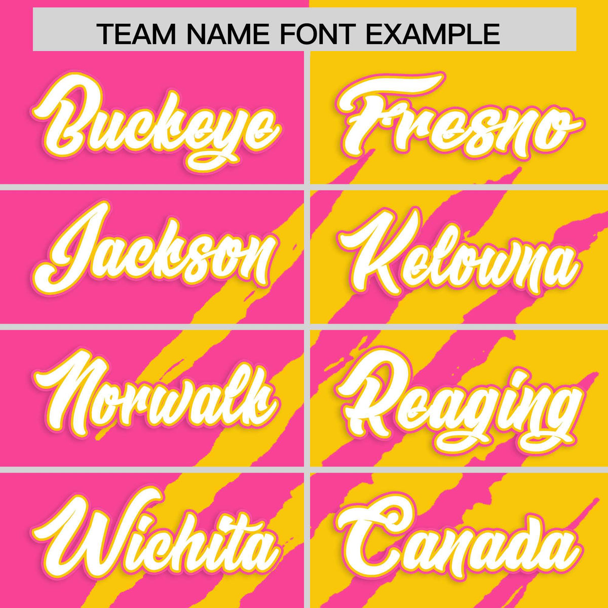 Custom Pink Gold Split Tiger Claw Scratch Pattern Baseball Jersey