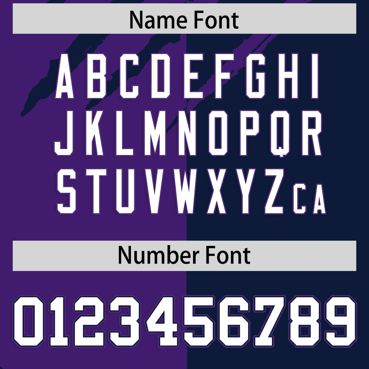 Custom Purple Navy Split Tiger Claw Scratch Pattern Baseball Jersey