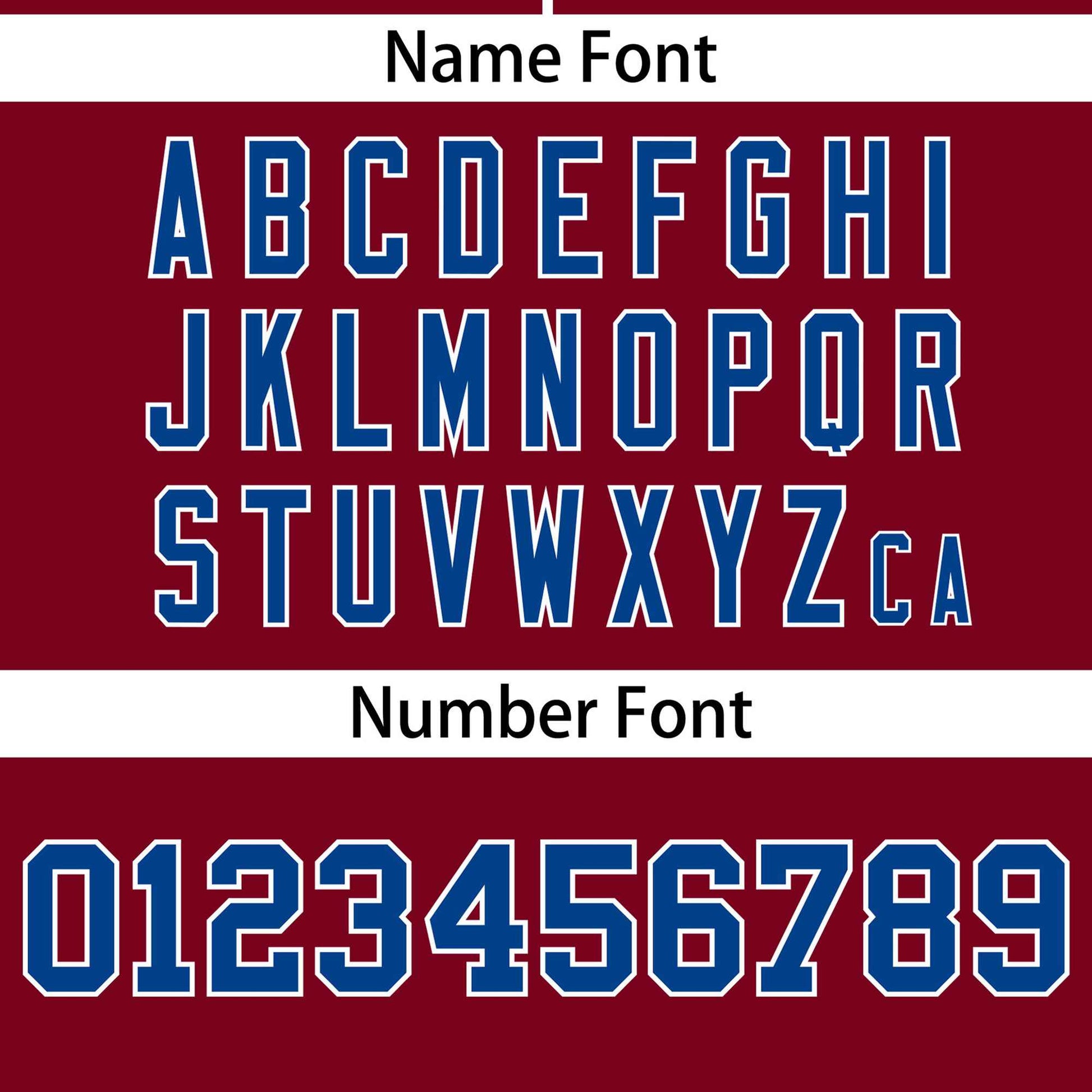 Custom Crimson Royal Personalized Gradient Ribbed Design Authentic Baseball Jersey