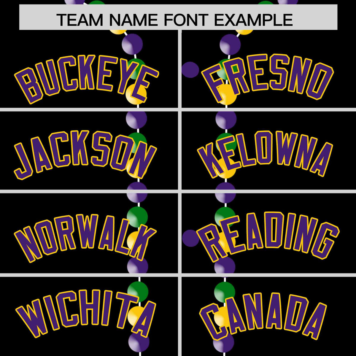 Custom Black Purple Gold Personalization Graffiti Mardi Gras Authentic Baseball Jersey| KXKSHOP