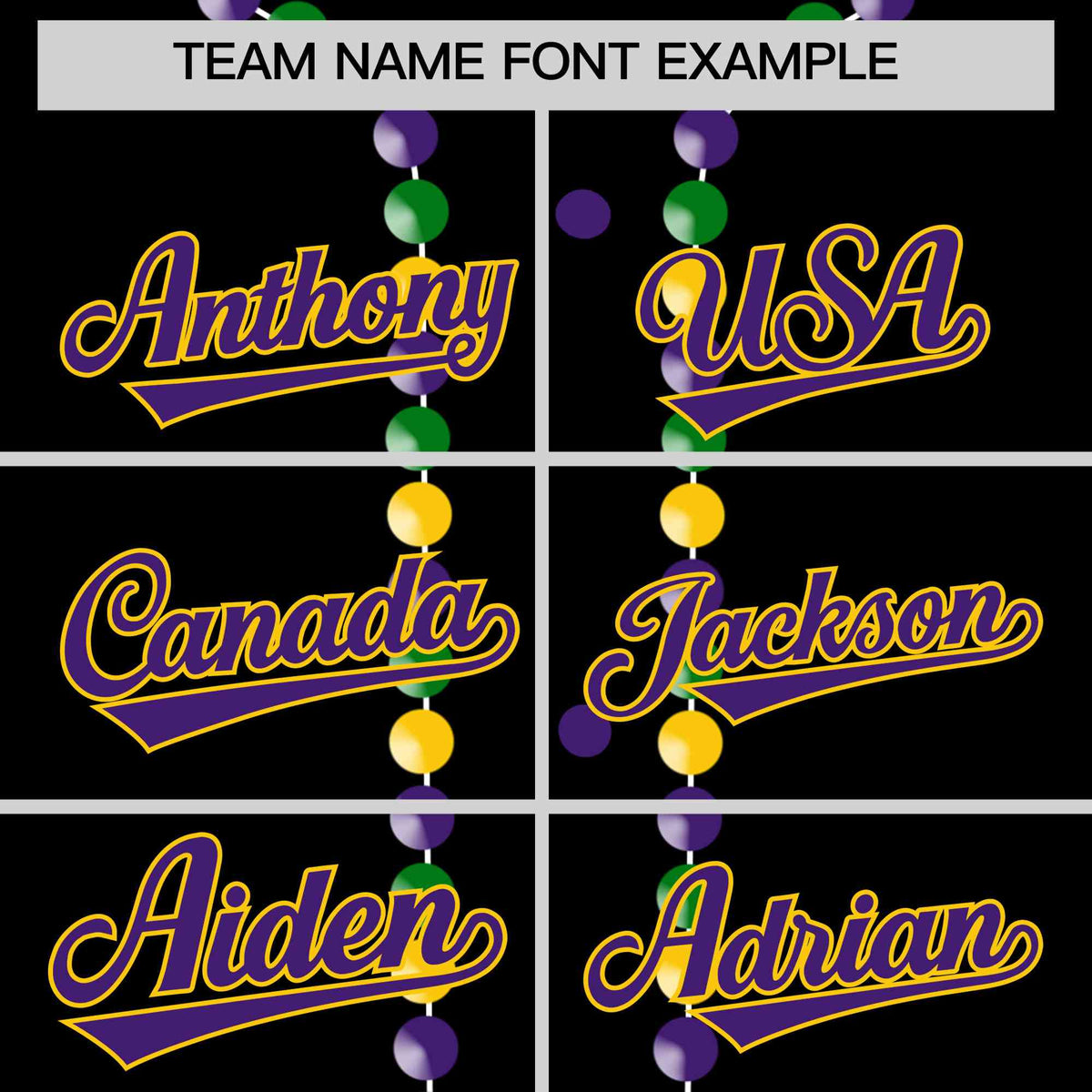Custom Black Purple Gold Personalization Graffiti Mardi Gras Authentic Baseball Jersey| KXKSHOP