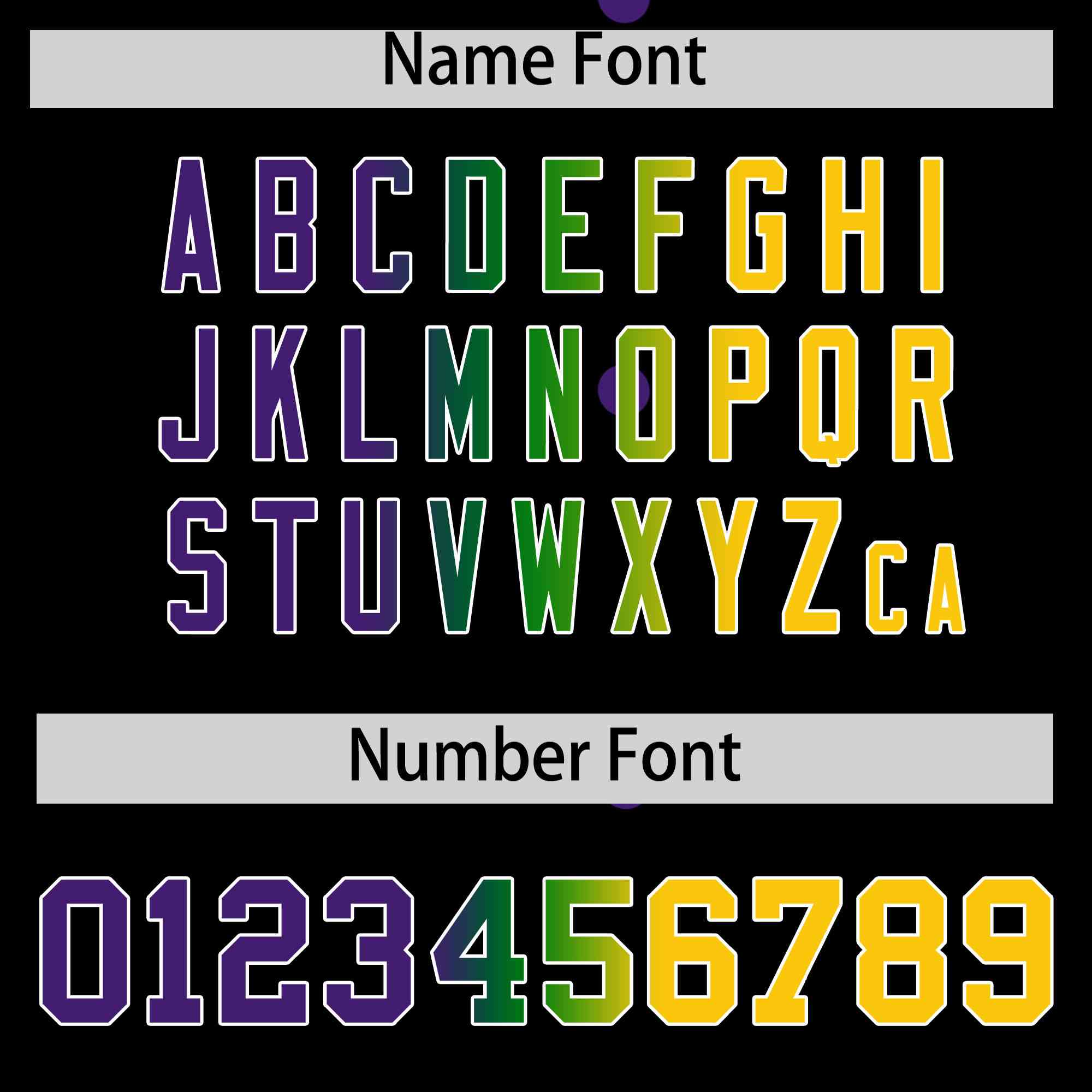 Custom Black Purple Kelly Green Gold Personalization Gradient Mardi Gras Authentic Baseball Jersey| KXKSHOP