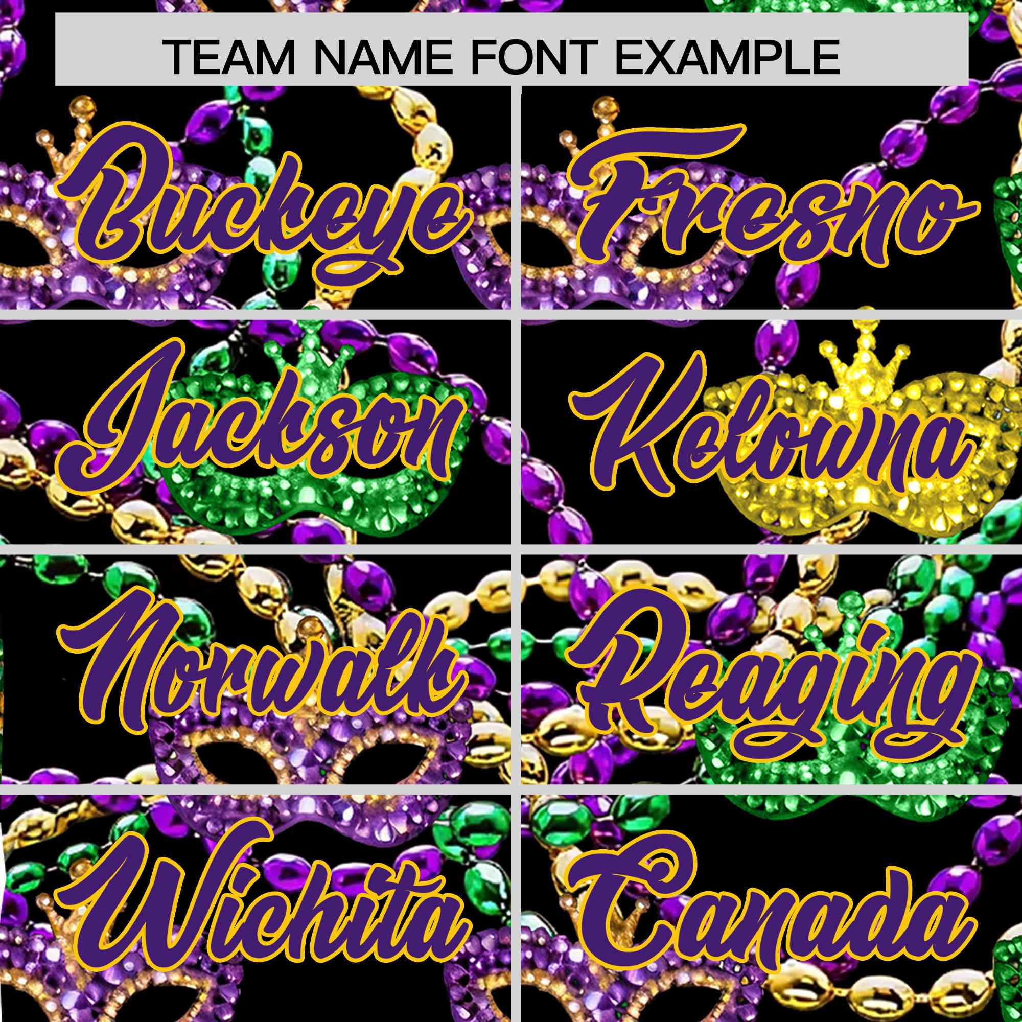 Custom Black Purple Personalization Mardi Gras Authentic Baseball Jersey| KXKSHOP