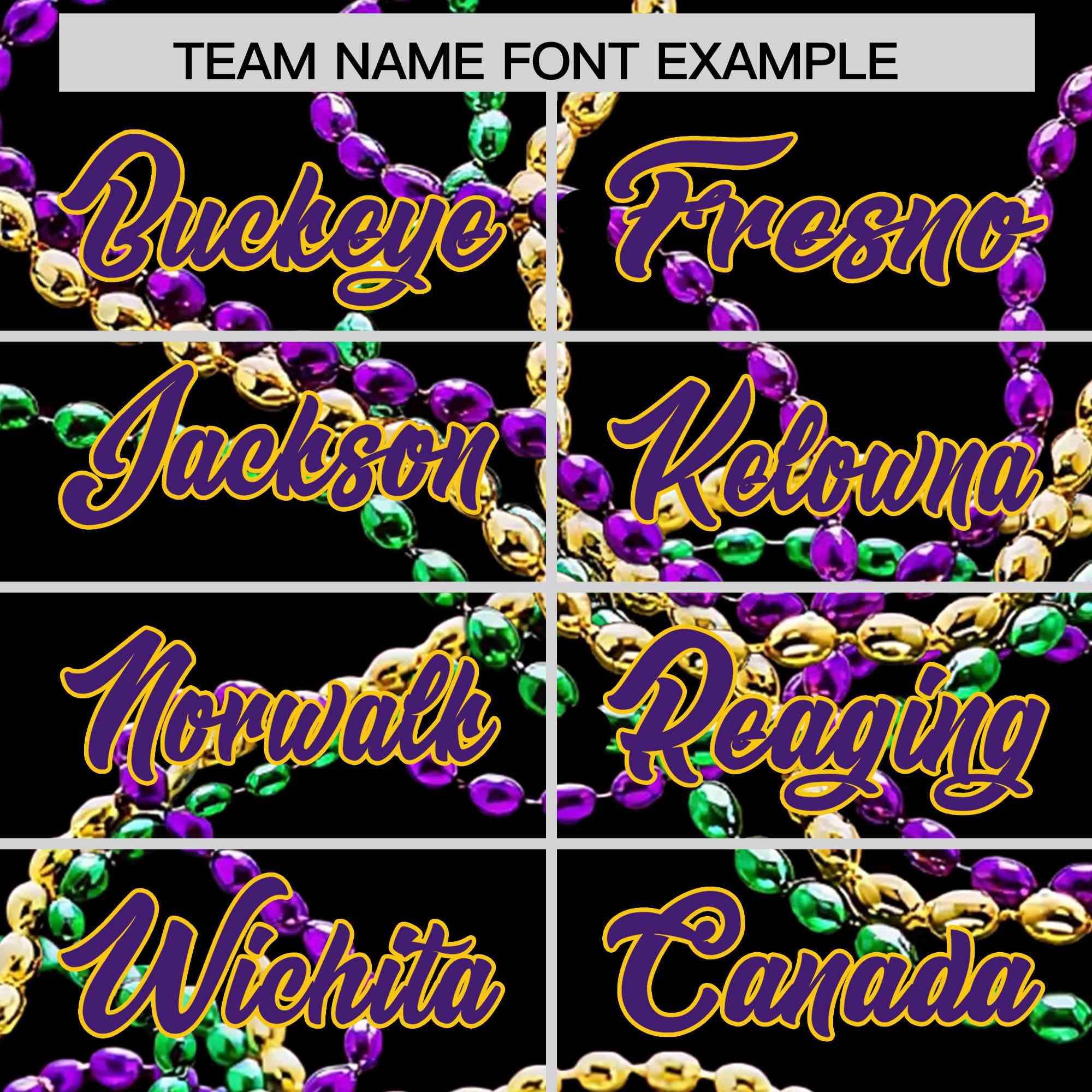 Custom Black Purple Personalization Graffiti Mardi Gras Authentic Baseball Jersey| KXKSHOP