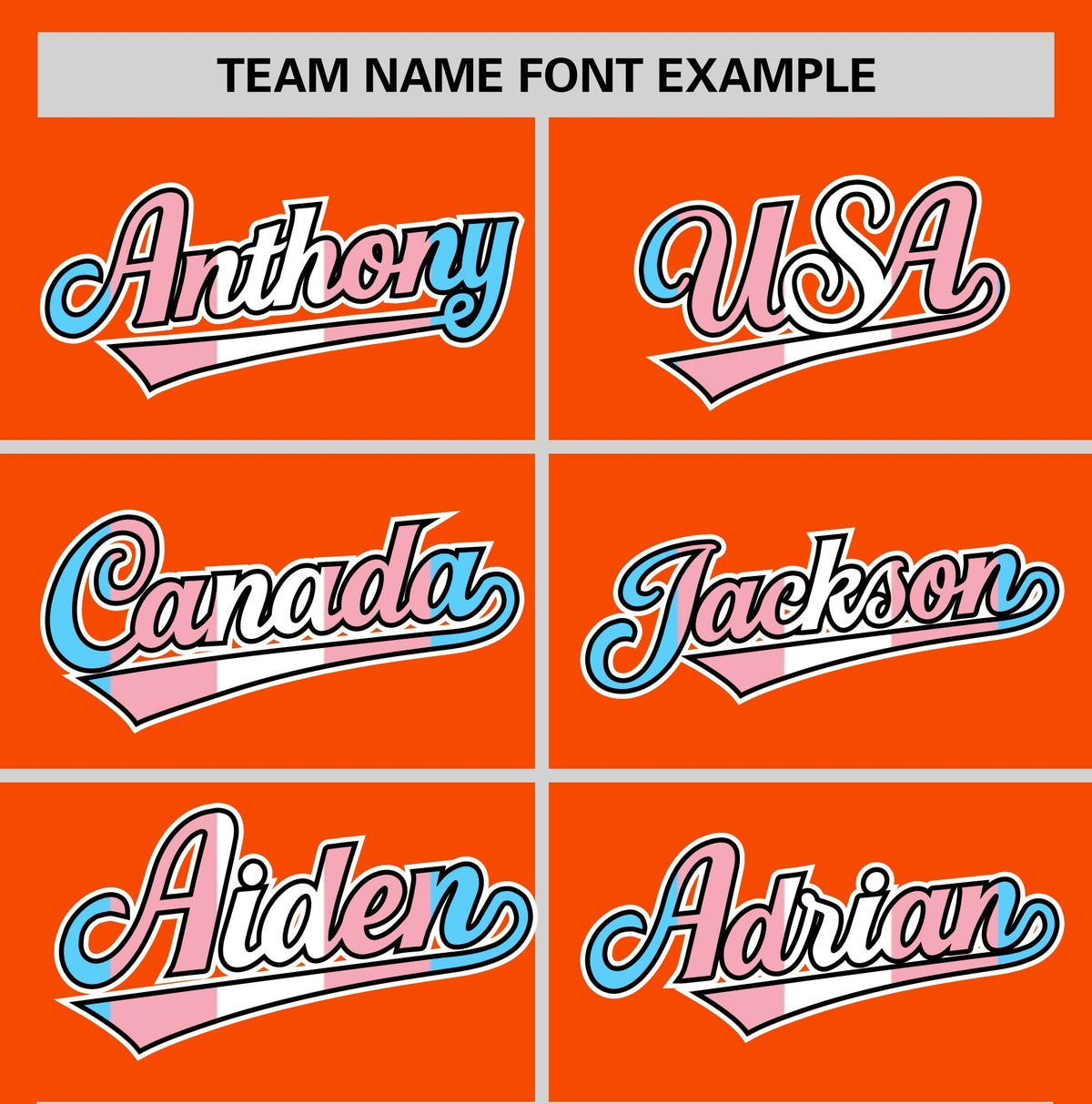 Custom Orange Powder Blue Transgender For Pride Month Classic Style Baseball Jersey| KXKSHOP