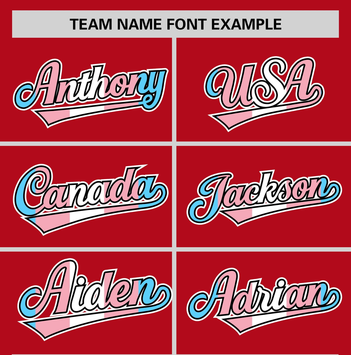 Custom Red Powder Blue Transgender For Pride Month Classic Style Baseball Jersey| KXKSHOP