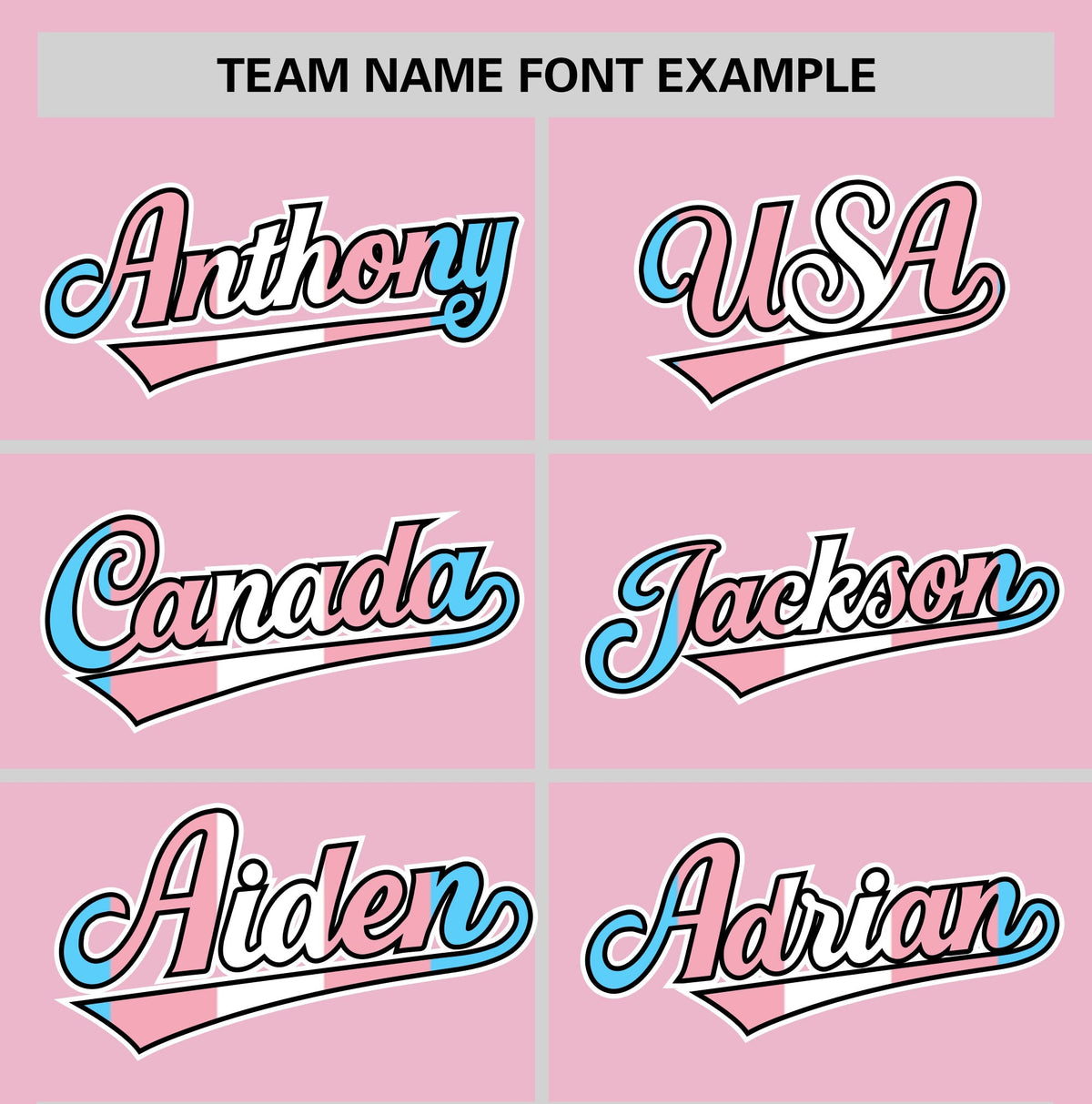 Custom Light Pink Powder Blue Transgender For Pride Month Classic Style Baseball Jersey| KXKSHOP