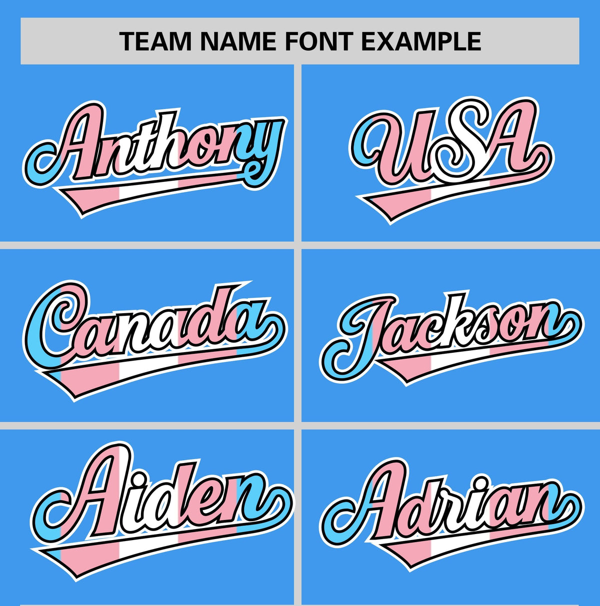 Custom Powder Blue Transgender For Pride Month Classic Style Baseball Jersey| KXKSHOP