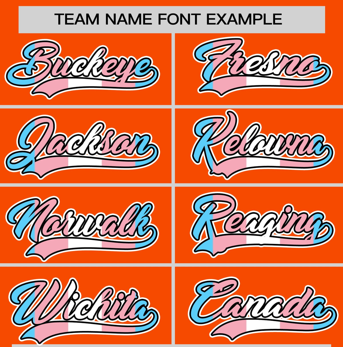 Custom Orange Powder Blue Transgender For Pride Month Classic Style Baseball Jersey| KXKSHOP