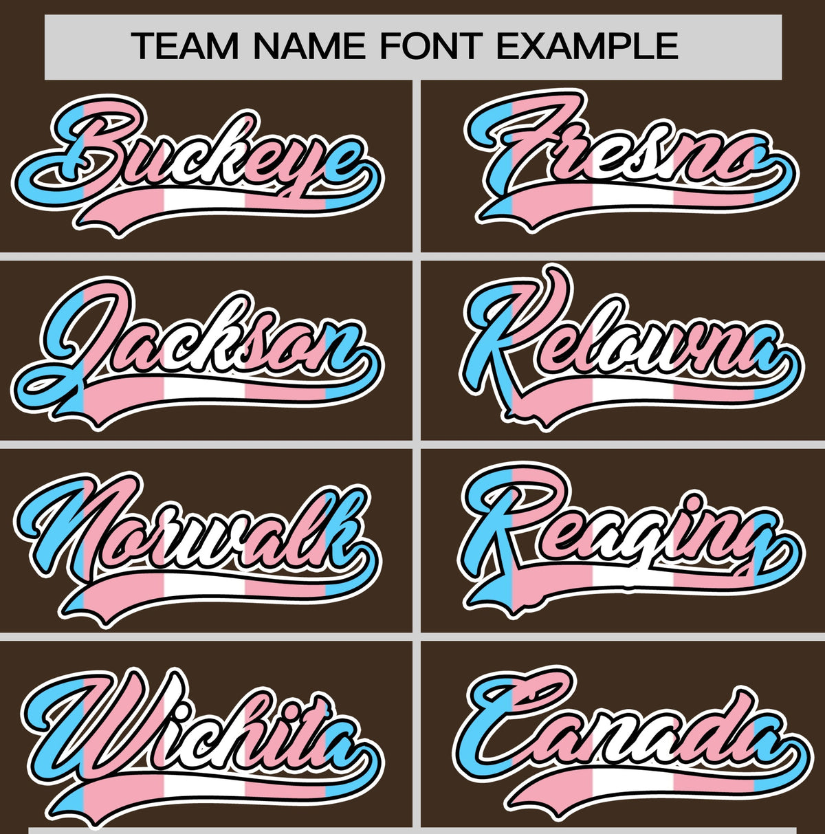 Custom Brown Powder Blue Transgender For Pride Month Classic Style Baseball Jersey| KXKSHOP