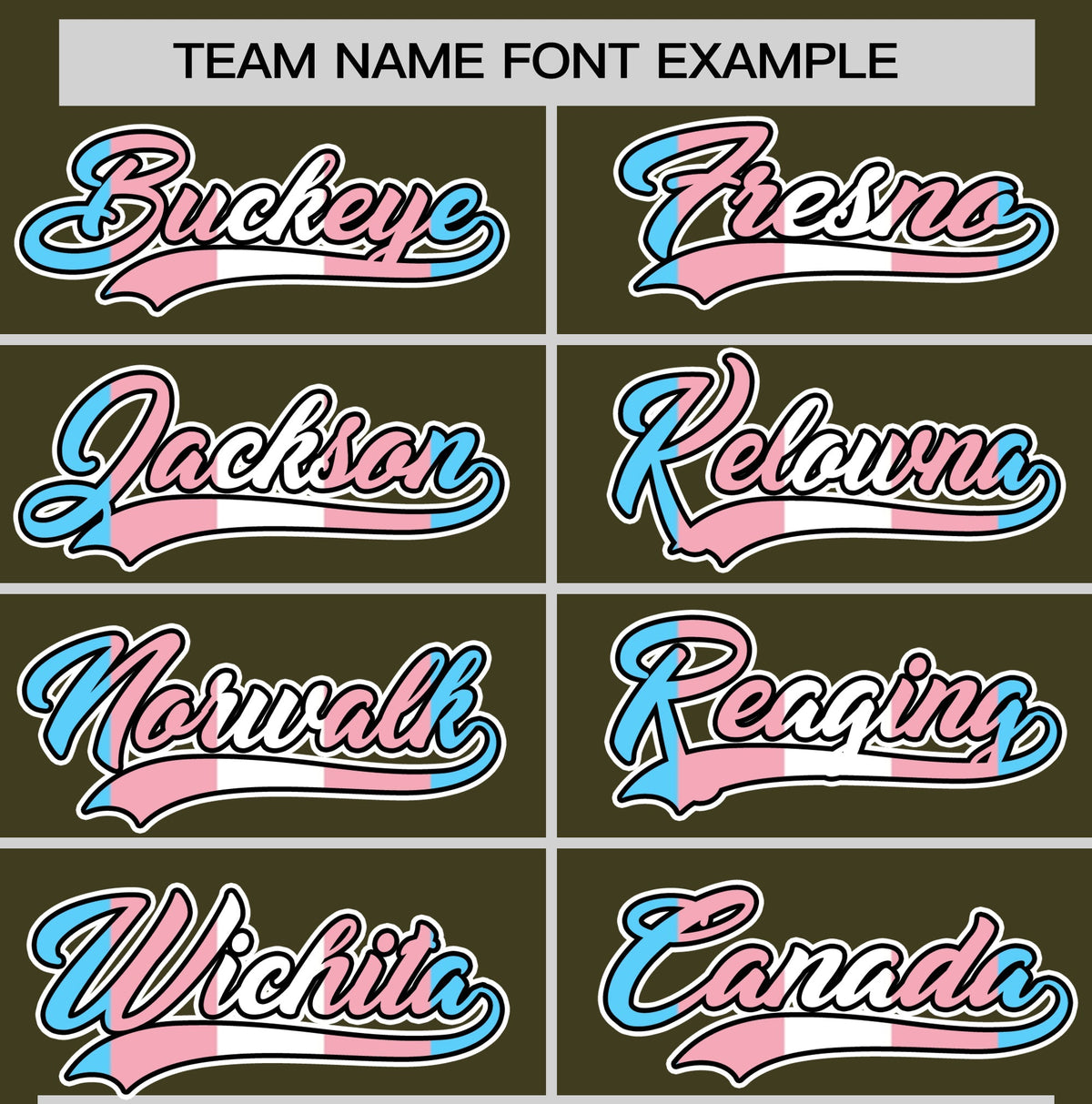 Custom Olive Powder Blue Transgender For Pride Month Classic Style Baseball Jersey| KXKSHOP