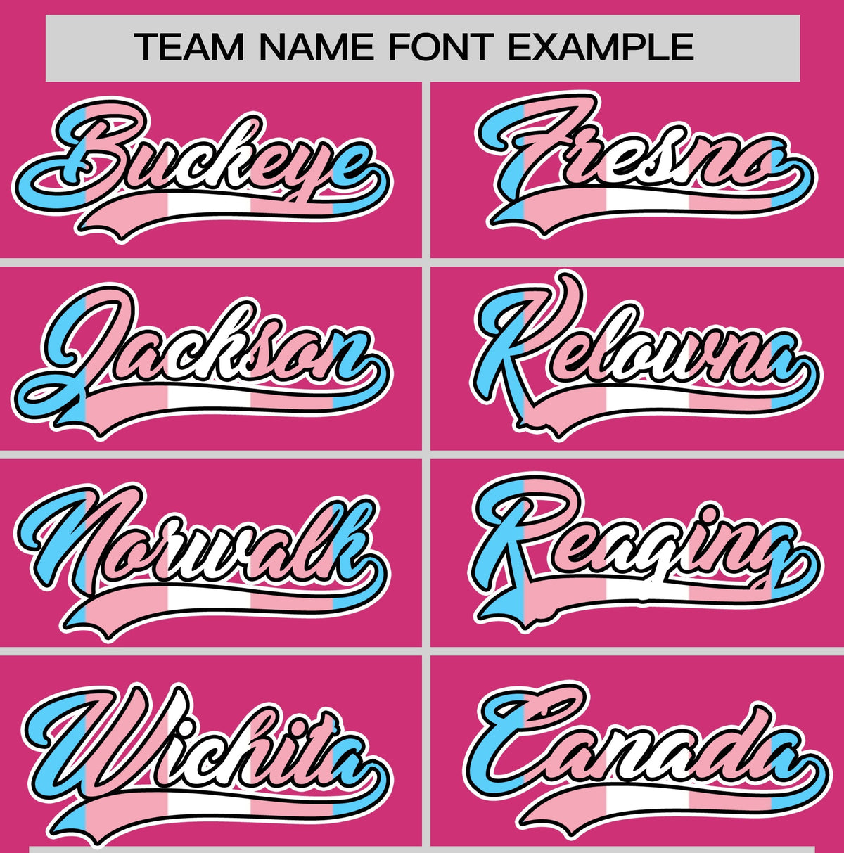 Custom Rose Red Powder Blue Transgender For Pride Month Classic Style Baseball Jersey| KXKSHOP