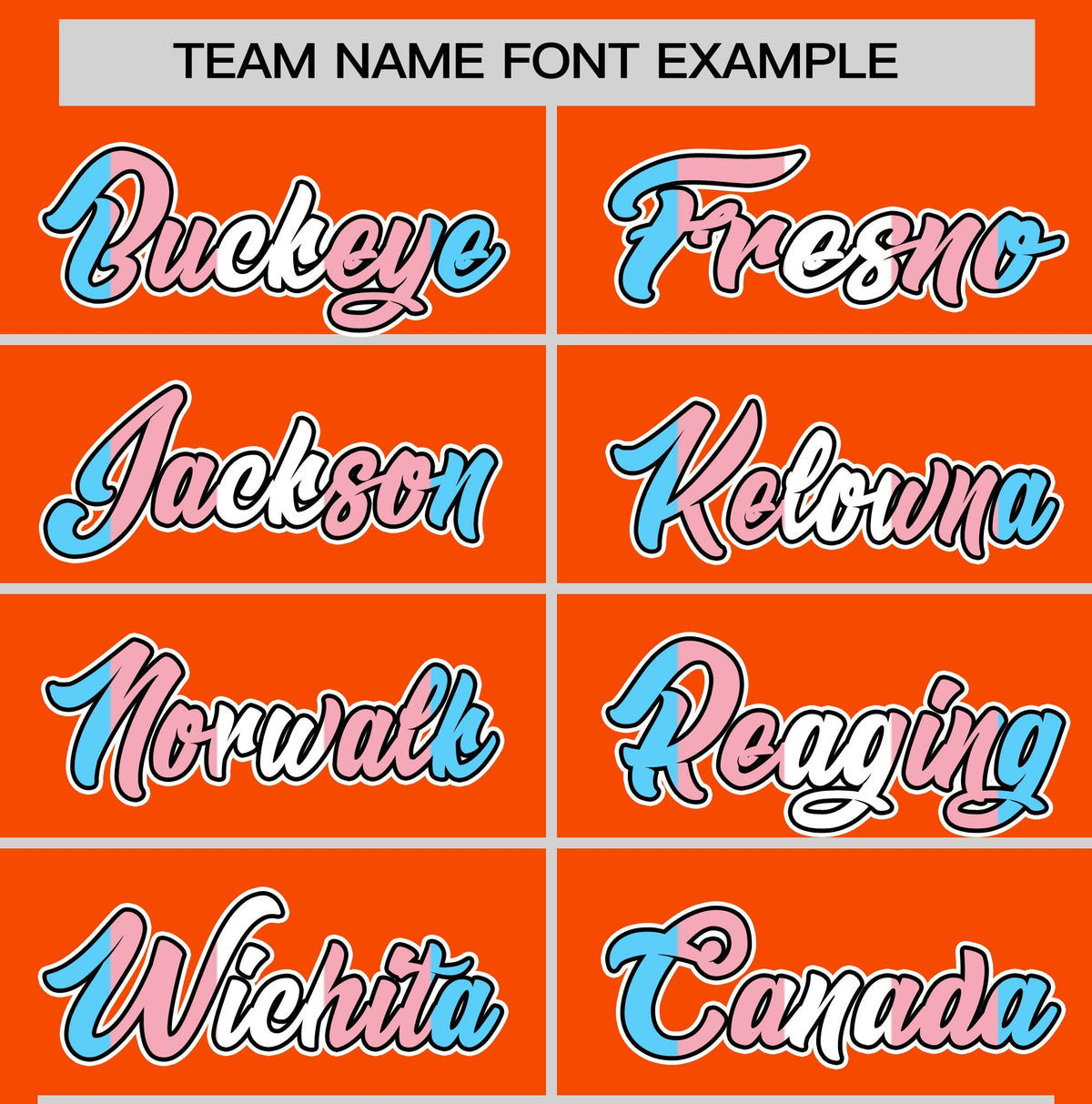 Custom Orange Powder Blue Transgender For Pride Month Classic Style Baseball Jersey| KXKSHOP