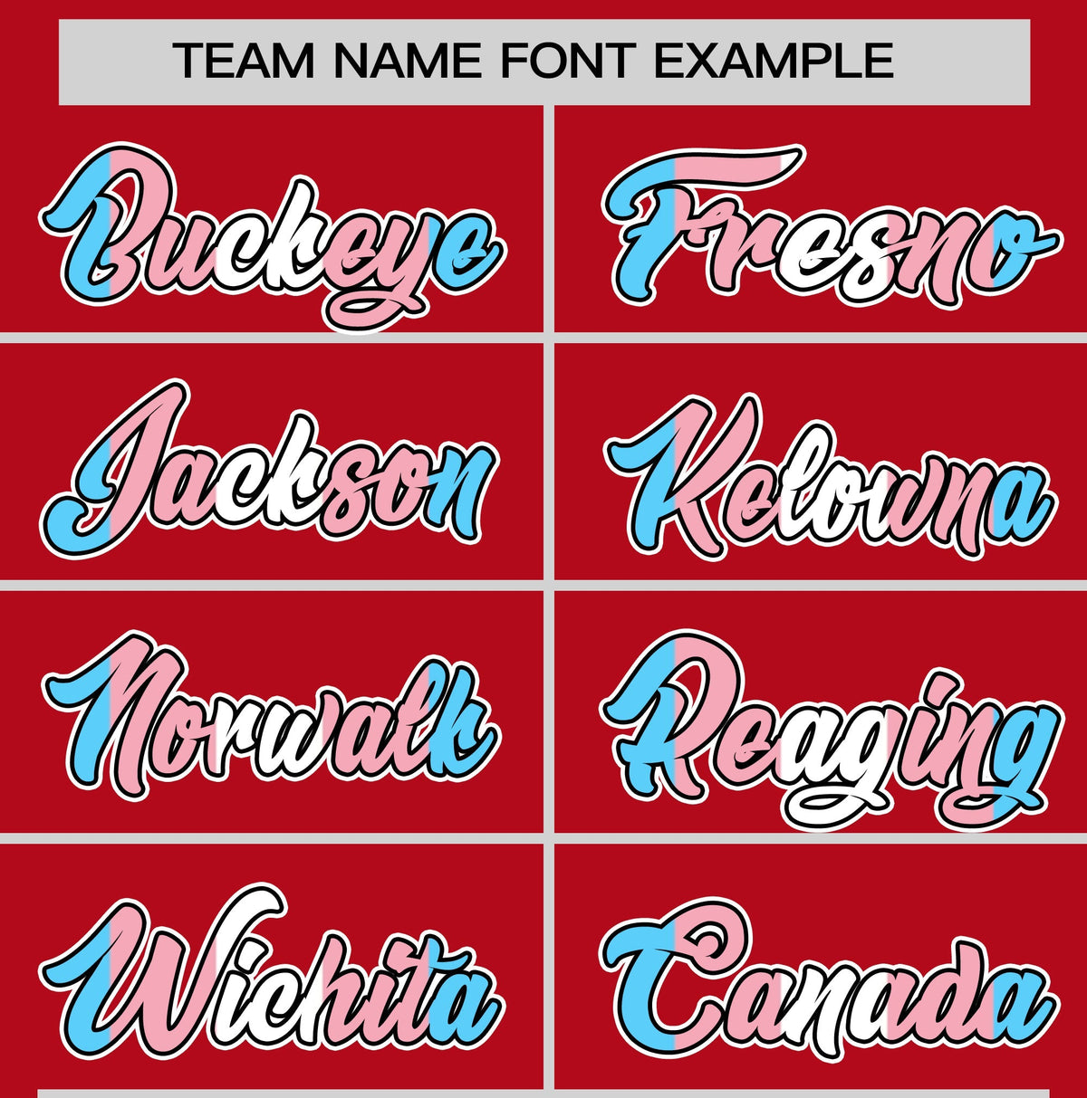 Custom Red Powder Blue Transgender For Pride Month Classic Style Baseball Jersey| KXKSHOP