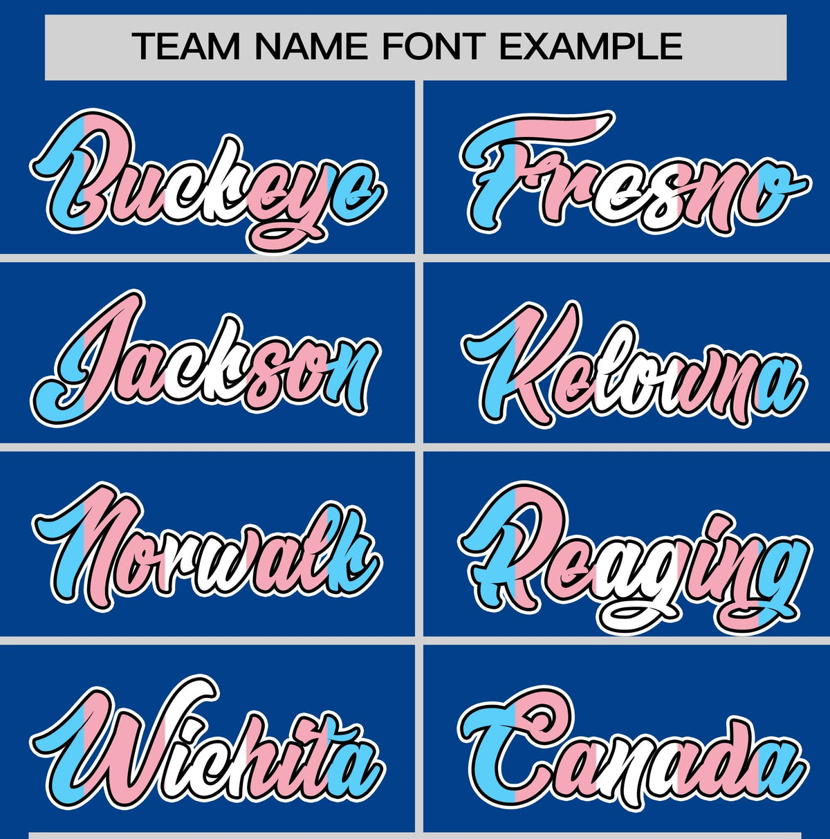 Custom Royal Blue Powder Blue Transgender For Pride Month Classic Style Baseball Jersey| KXKSHOP